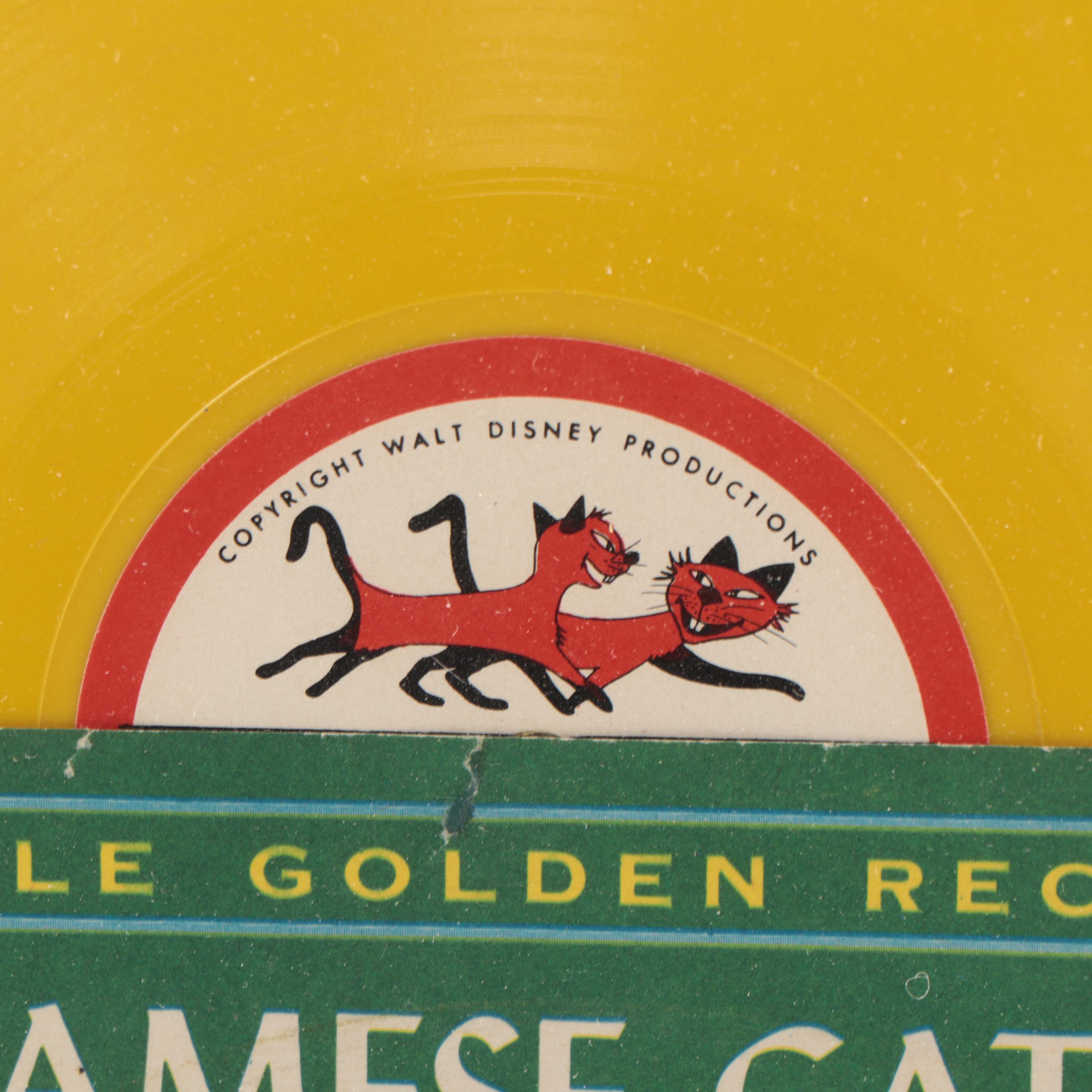 Little Golden Record "The Siamese Cat Song" from "Lady and the Tramp," 1955