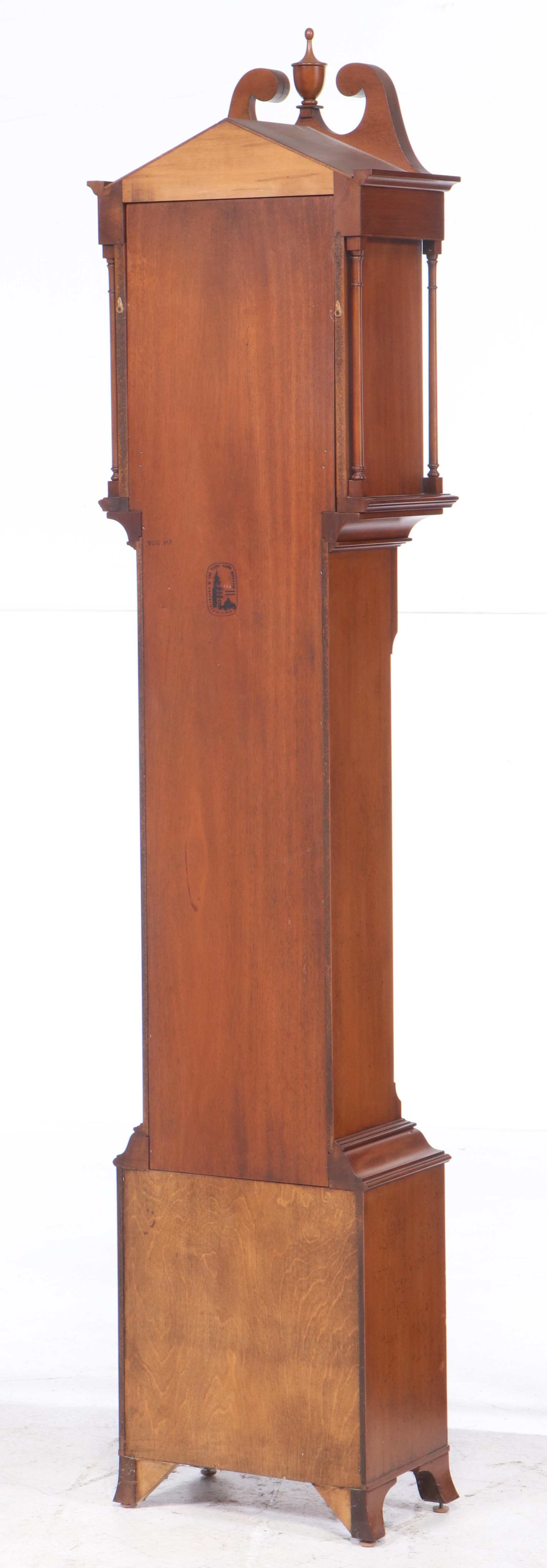 "Joseph Doll" Henry Ford Museum Replica Grandfather Clock with Eagle Inlay