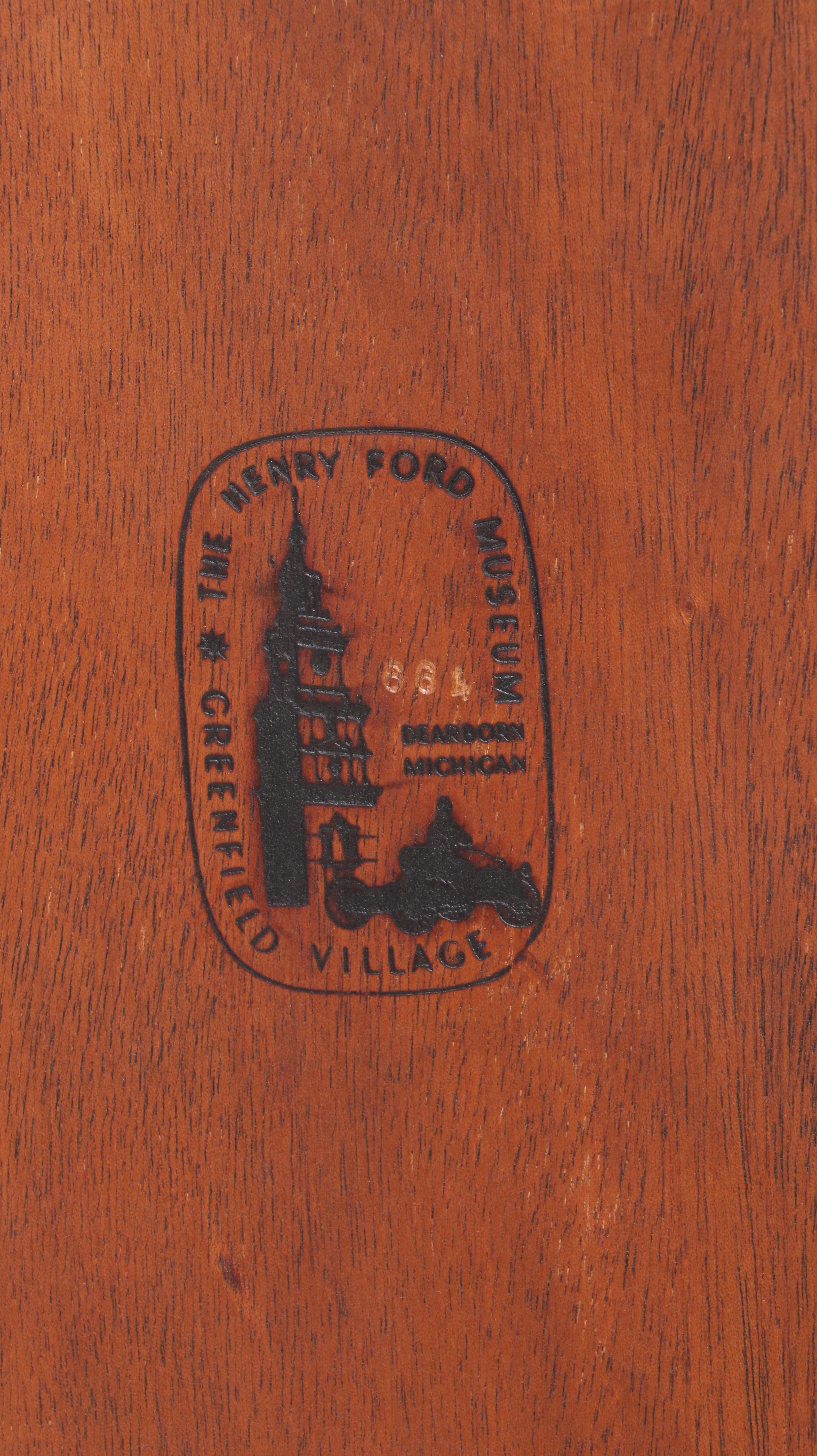 "Joseph Doll" Henry Ford Museum Replica Grandfather Clock with Eagle Inlay