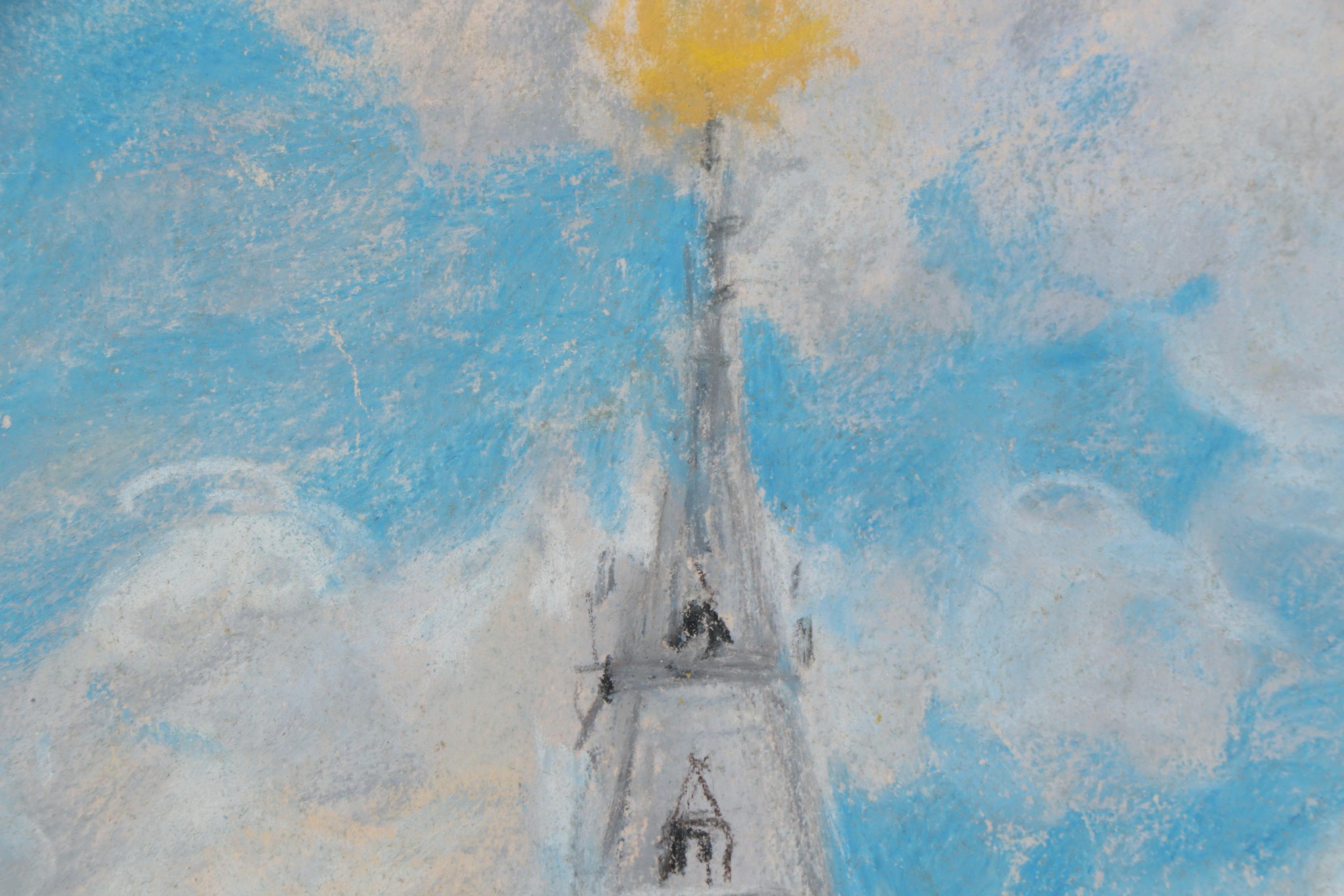 Kamil Kubik Architectural Landscape Pastel Drawing