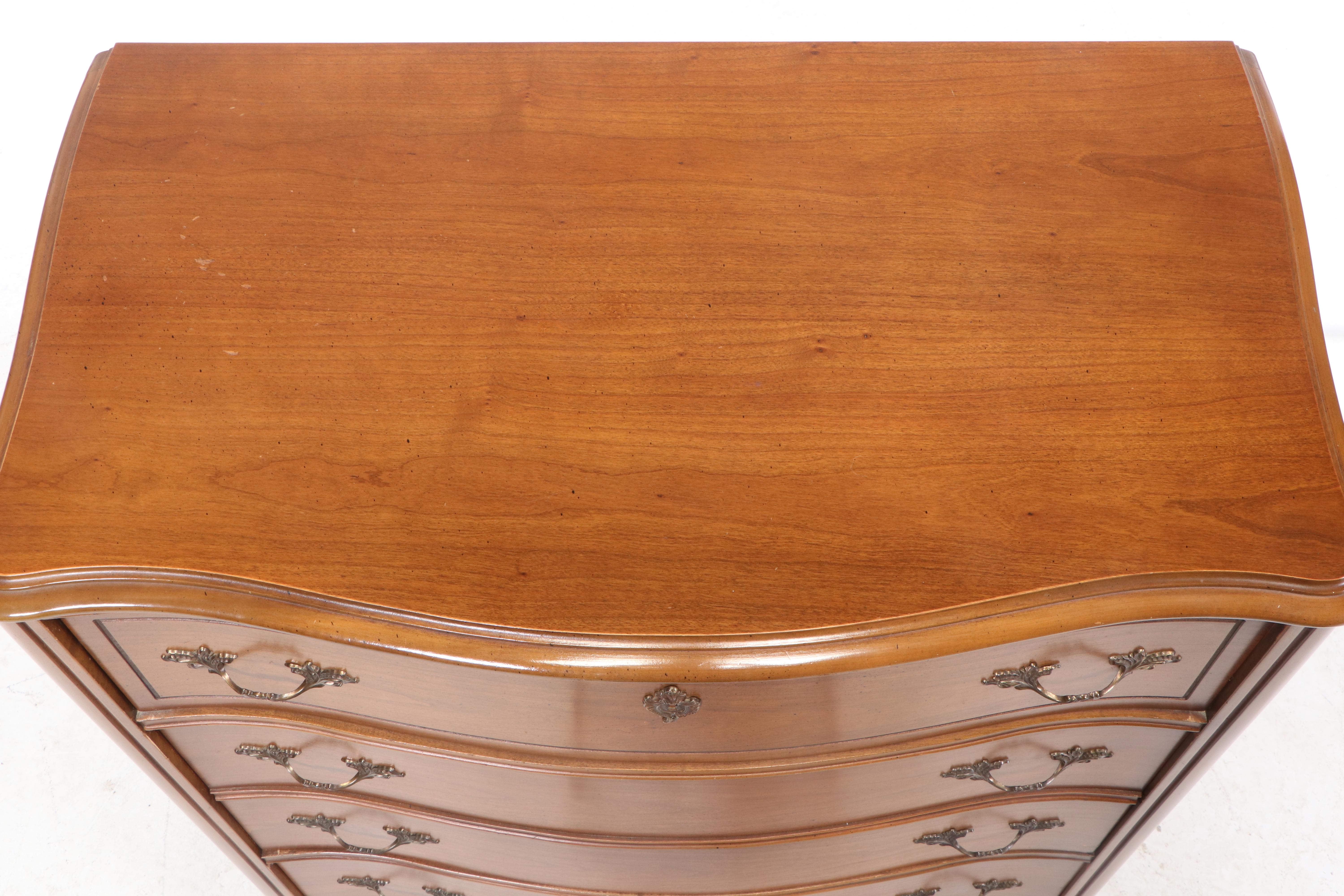 Bassett "Beauvais" French Provincial Style Cherrywood Four-Drawer Chest