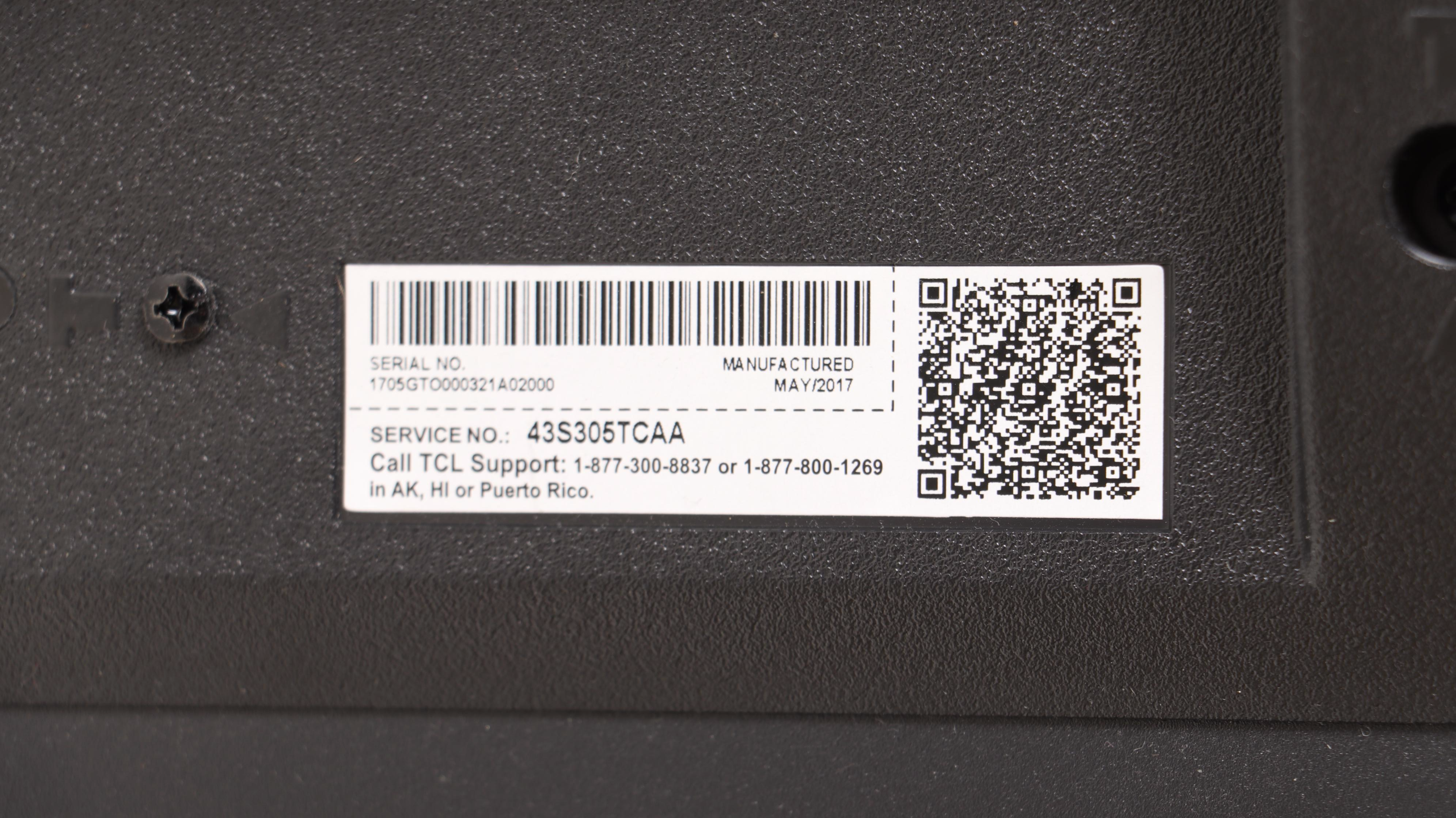 TCL 43” Class 3-Series FHD LED Roku Smart TV, 2017