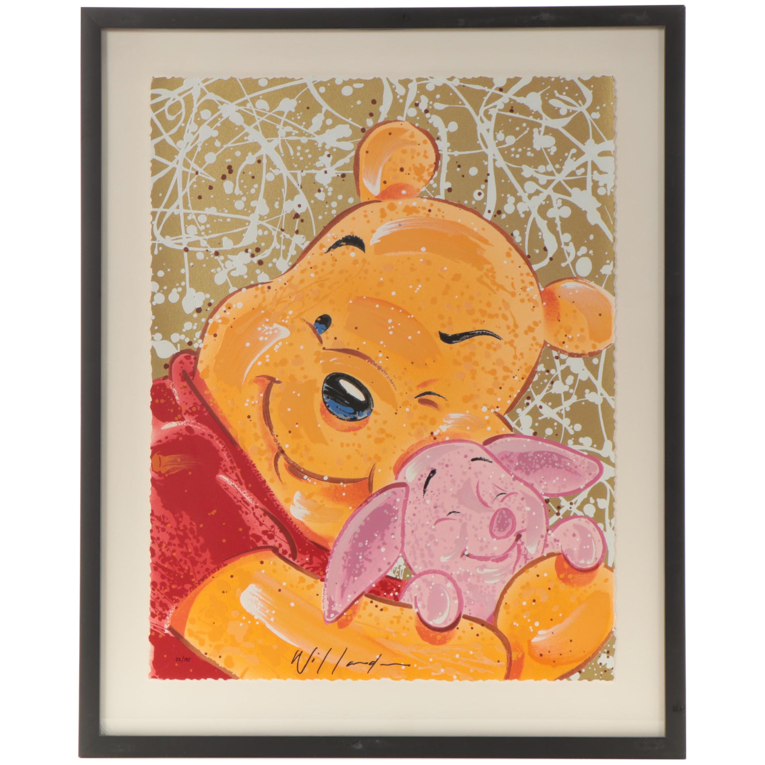 David Willardson Serigraph "Very Important Piglet"