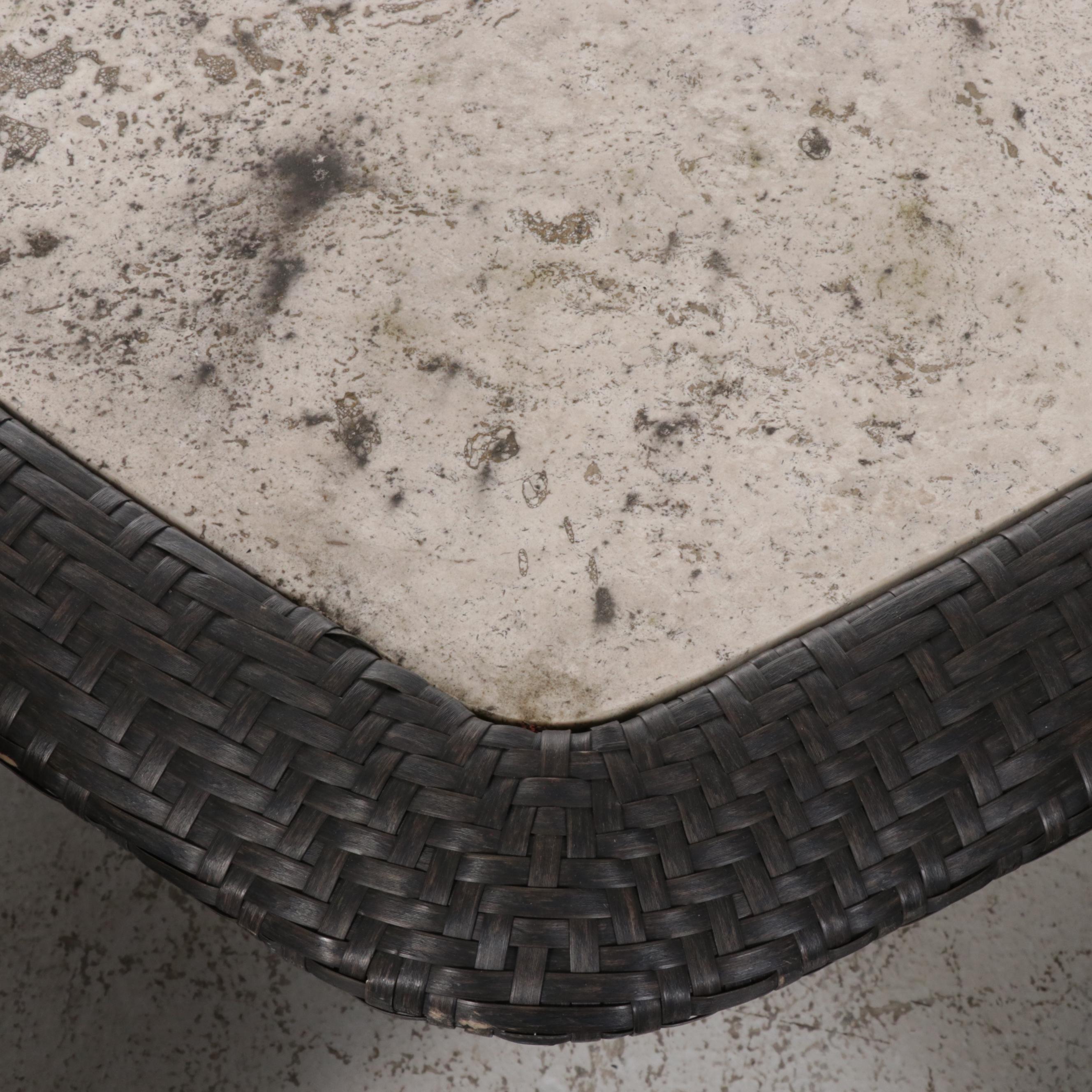 Brown Jordan "Highland" Faux Rattan Patio Furniture and Sunbrella