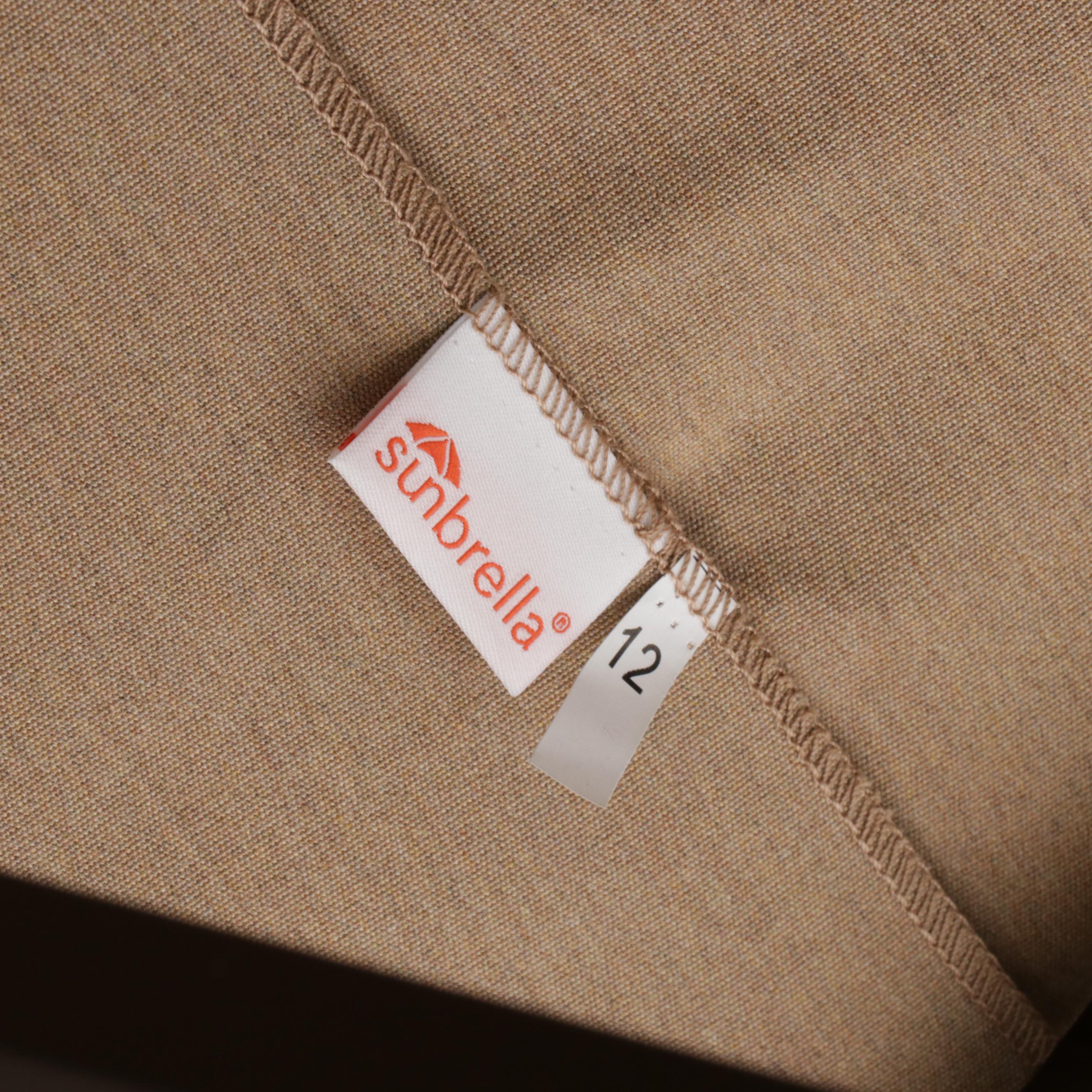 Brown Jordan "Highland" Faux Rattan Patio Furniture and Sunbrella