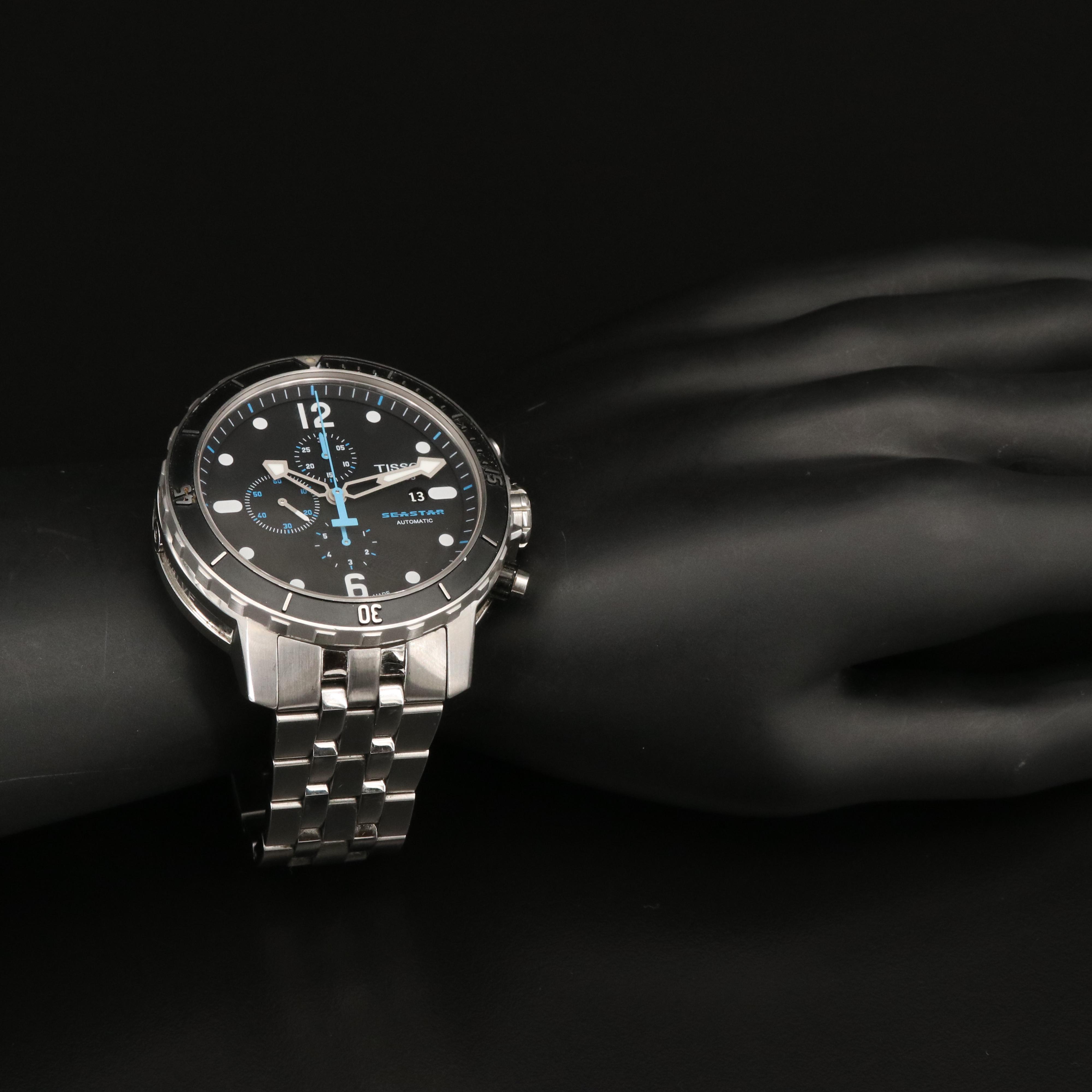 Tissot Seastar 1000 Stainless Steel Dive Chronograph Watch