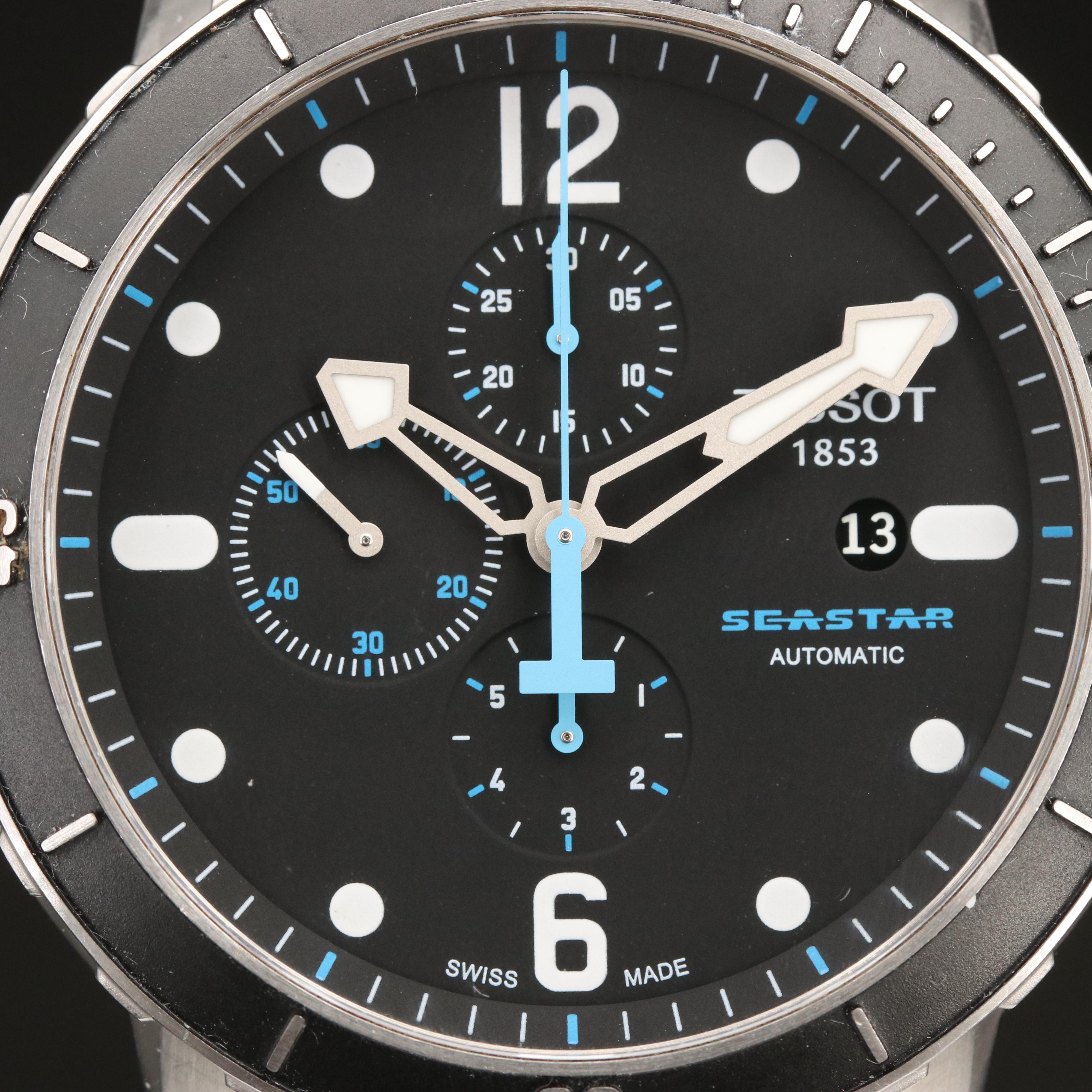 Tissot Seastar 1000 Stainless Steel Dive Chronograph Watch