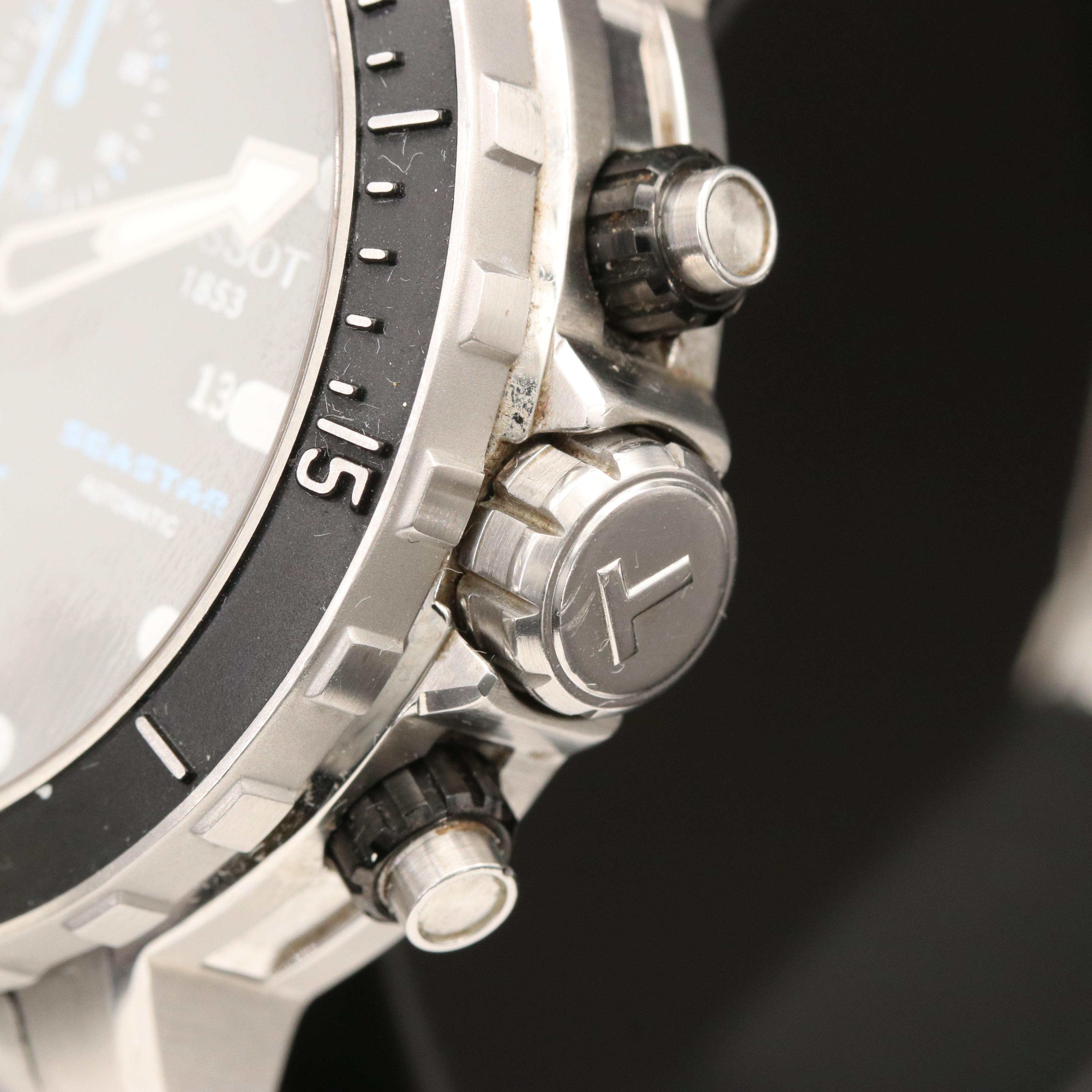 Tissot Seastar 1000 Stainless Steel Dive Chronograph Watch