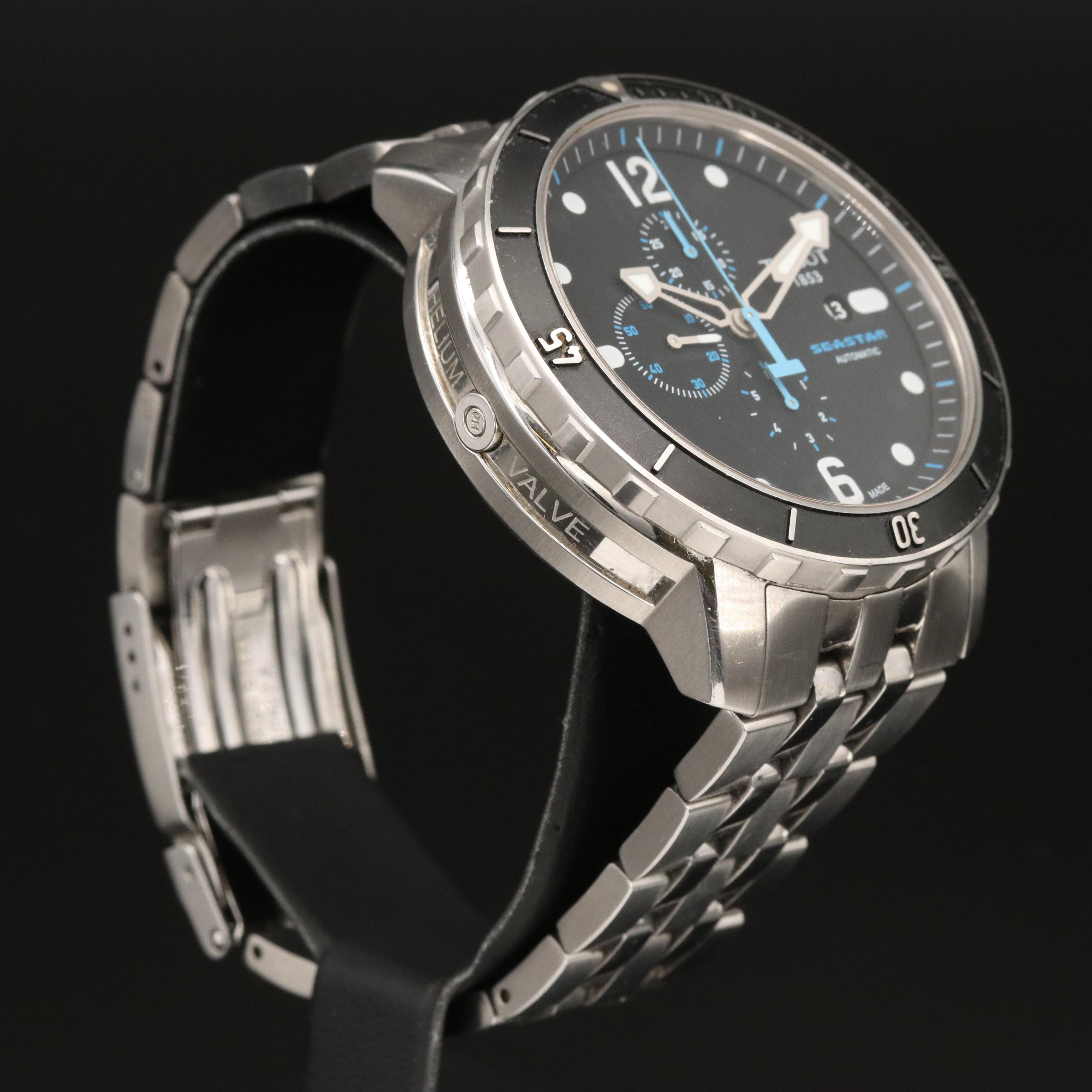 Tissot Seastar 1000 Stainless Steel Dive Chronograph Watch
