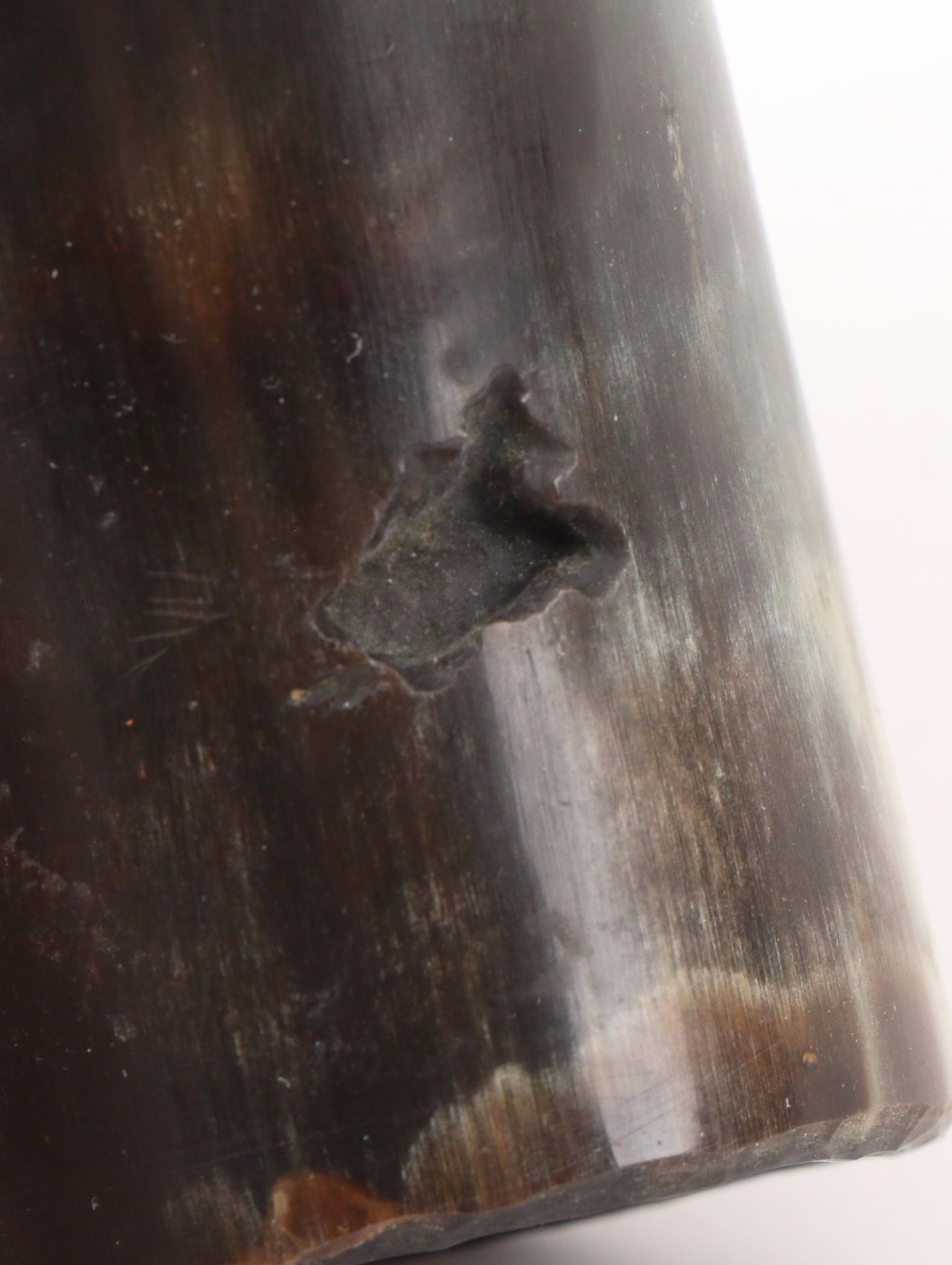 Carved Gunpowder Horns