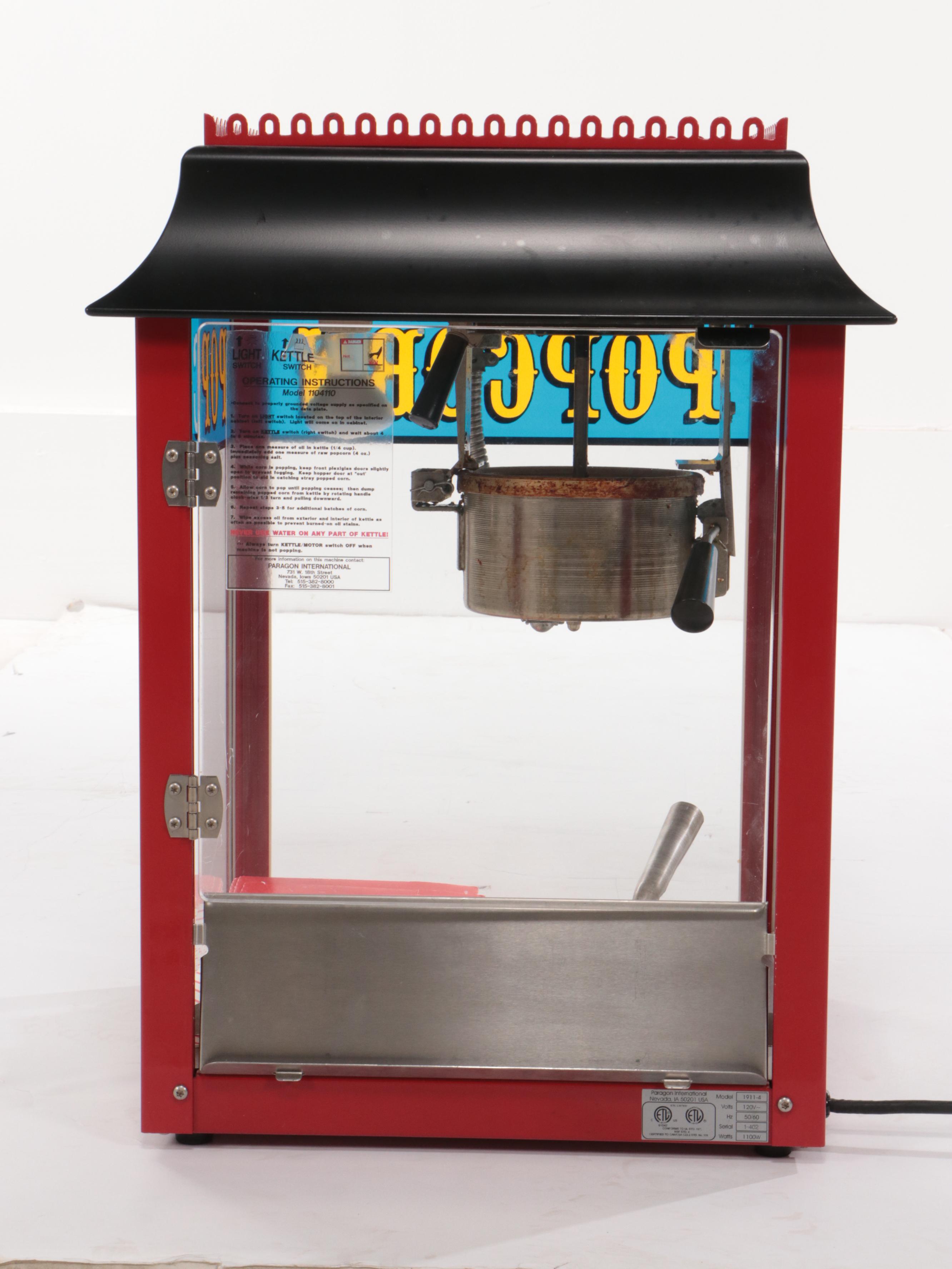 Paragon International Popcorn Machine