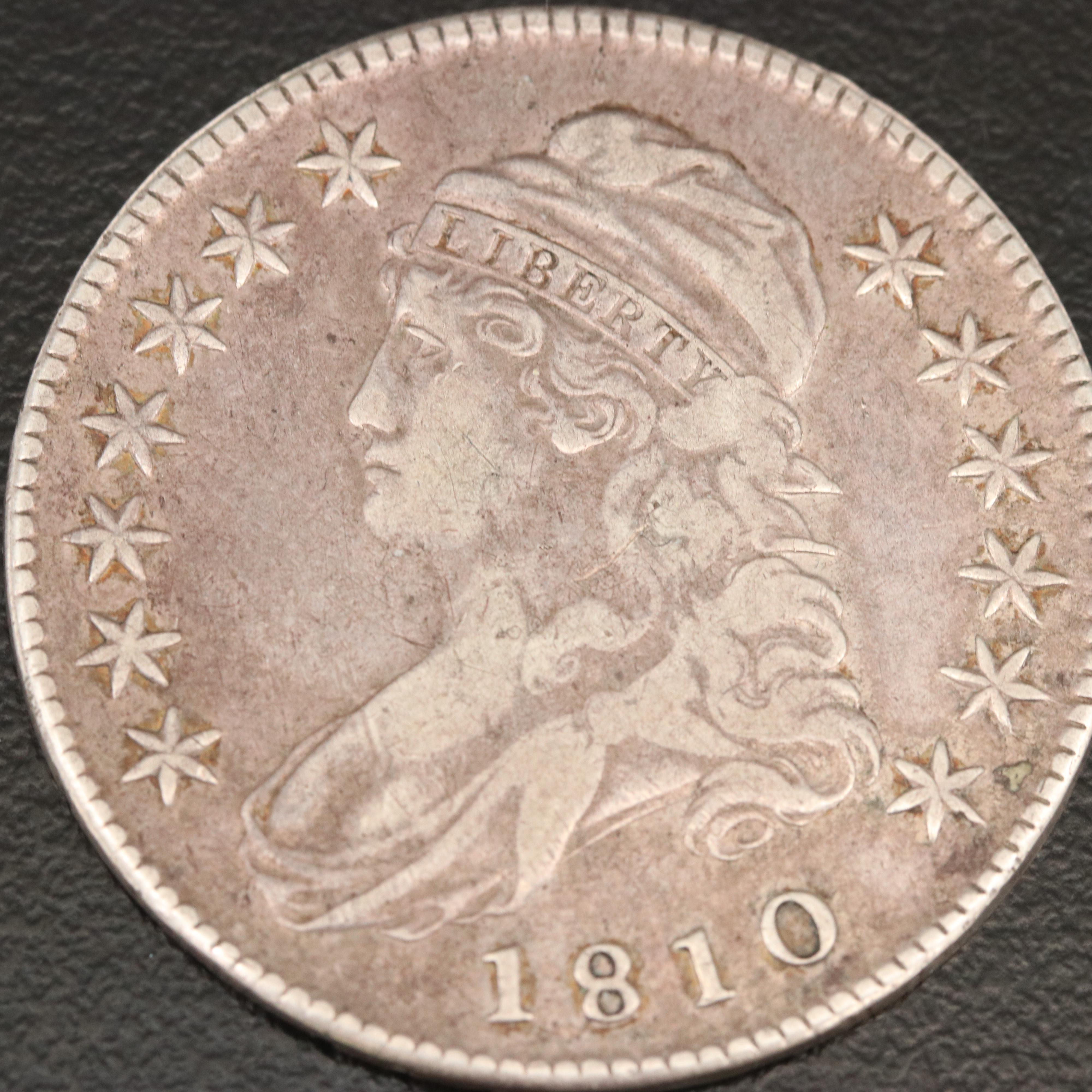 1810 Capped Bust Silver Half Dollar