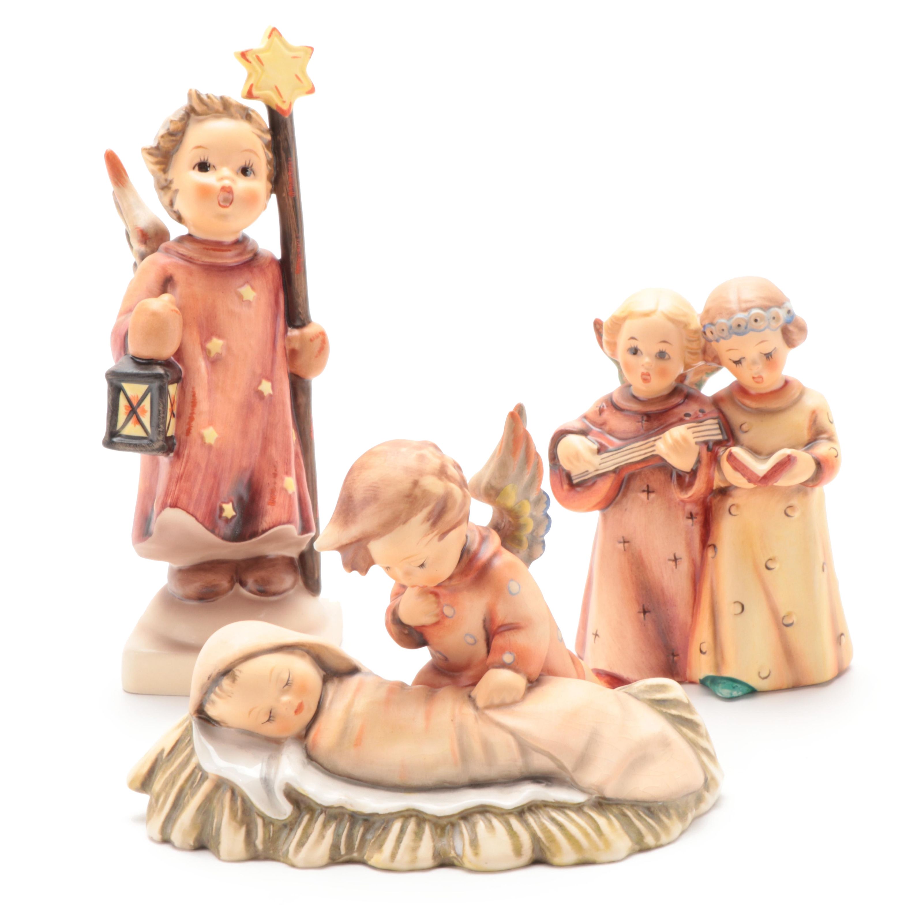 Goebel Hummel "Angelic Sleep", "Angelic Song" and "Christmas Song" Figurines
