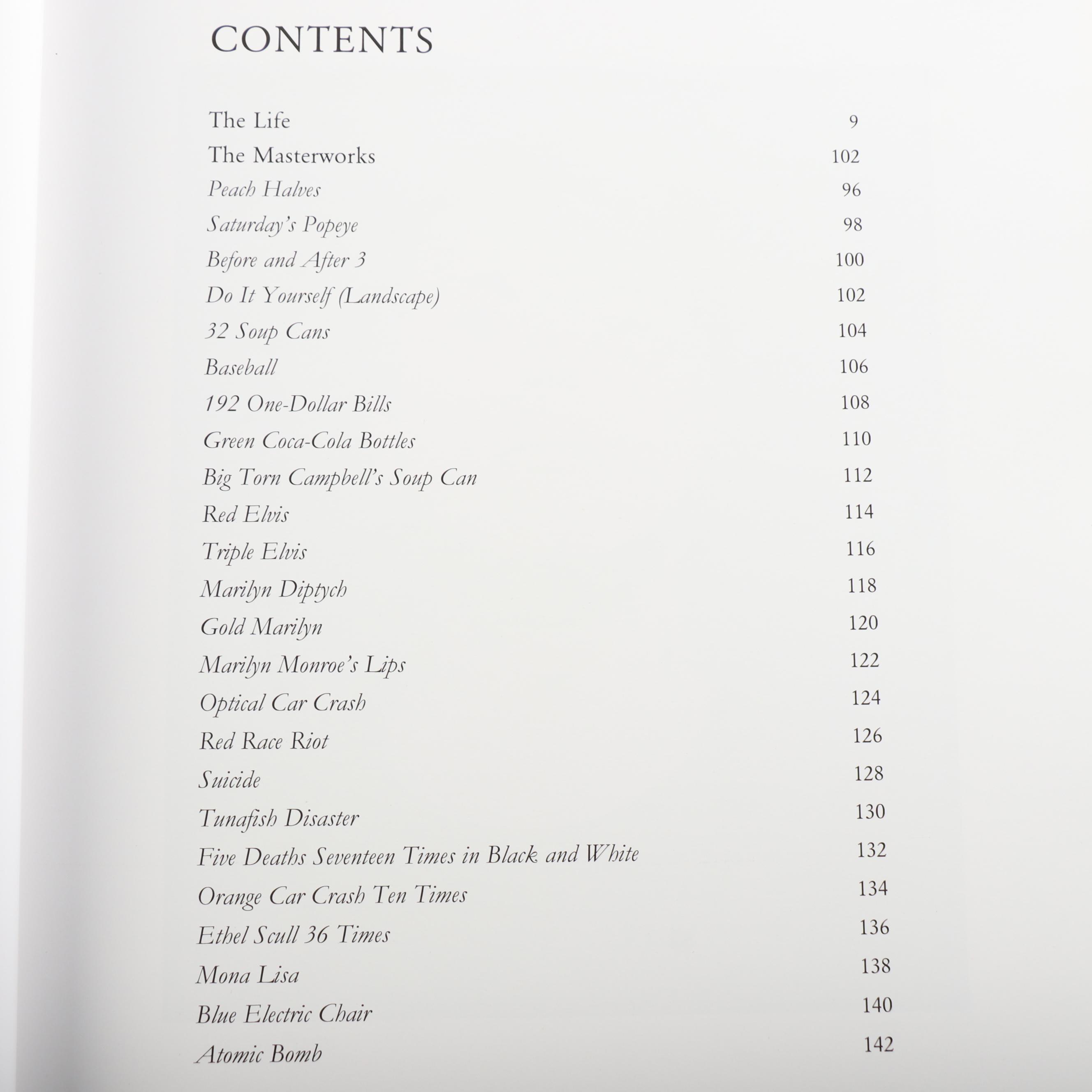 "Warhol: The Life and Masterworks" by Eric Shanes and More Warhol Books