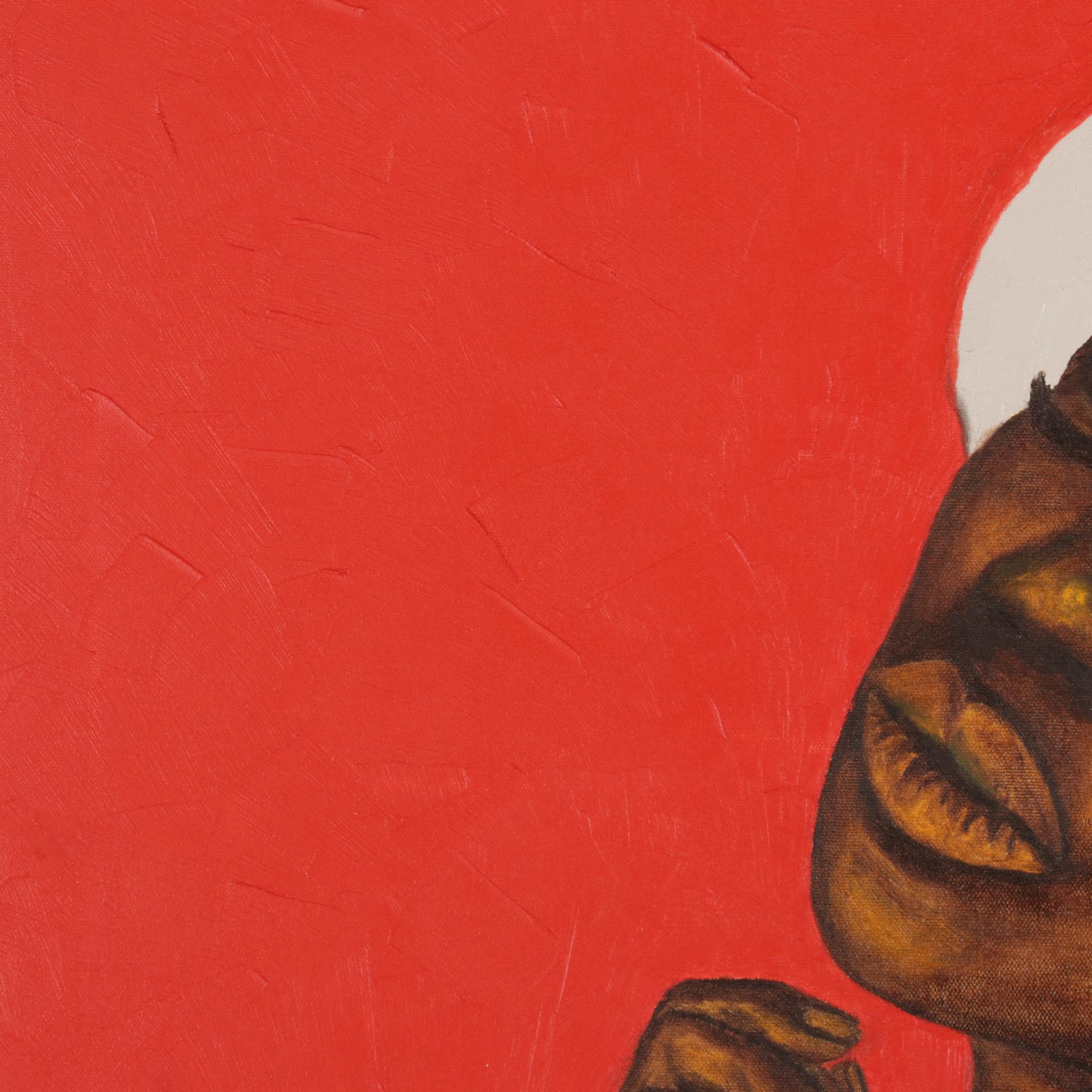 Oluwakemi Omowaire Oil Painting "Strength for Today," 2022