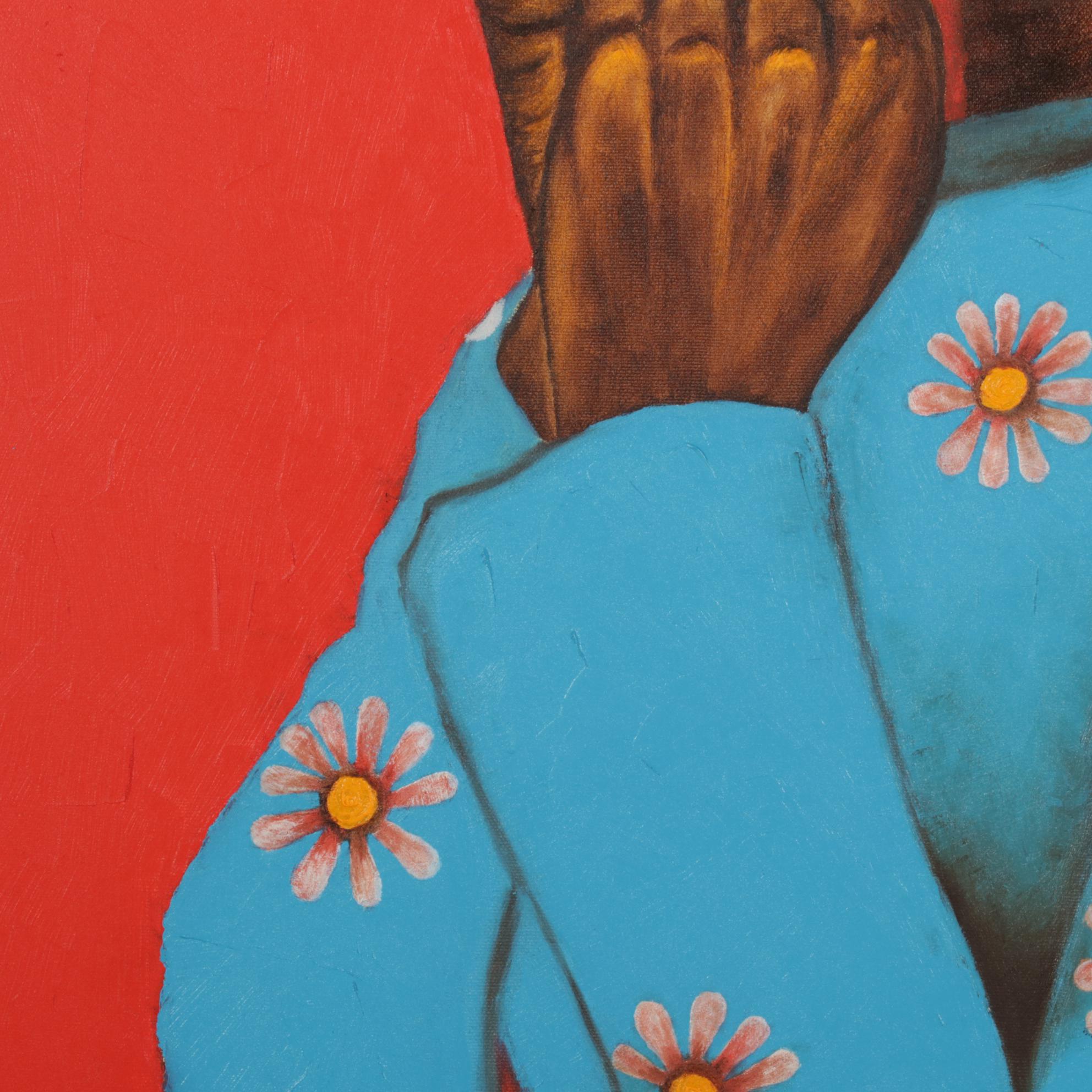 Oluwakemi Omowaire Oil Painting "Strength for Today," 2022