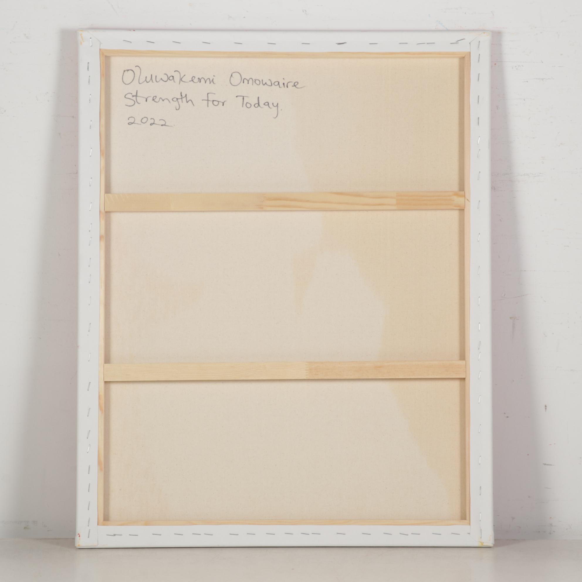 Oluwakemi Omowaire Oil Painting "Strength for Today," 2022