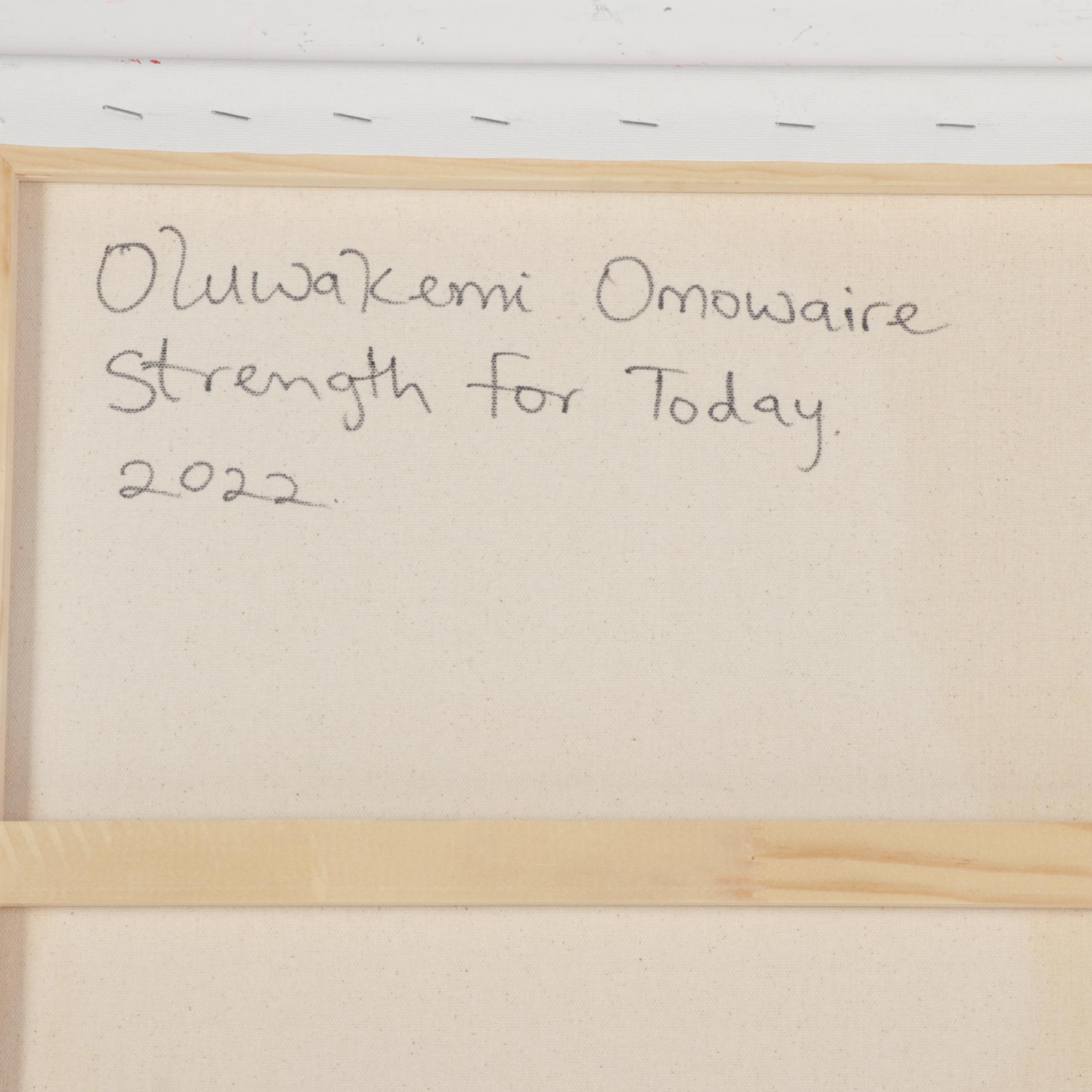 Oluwakemi Omowaire Oil Painting "Strength for Today," 2022