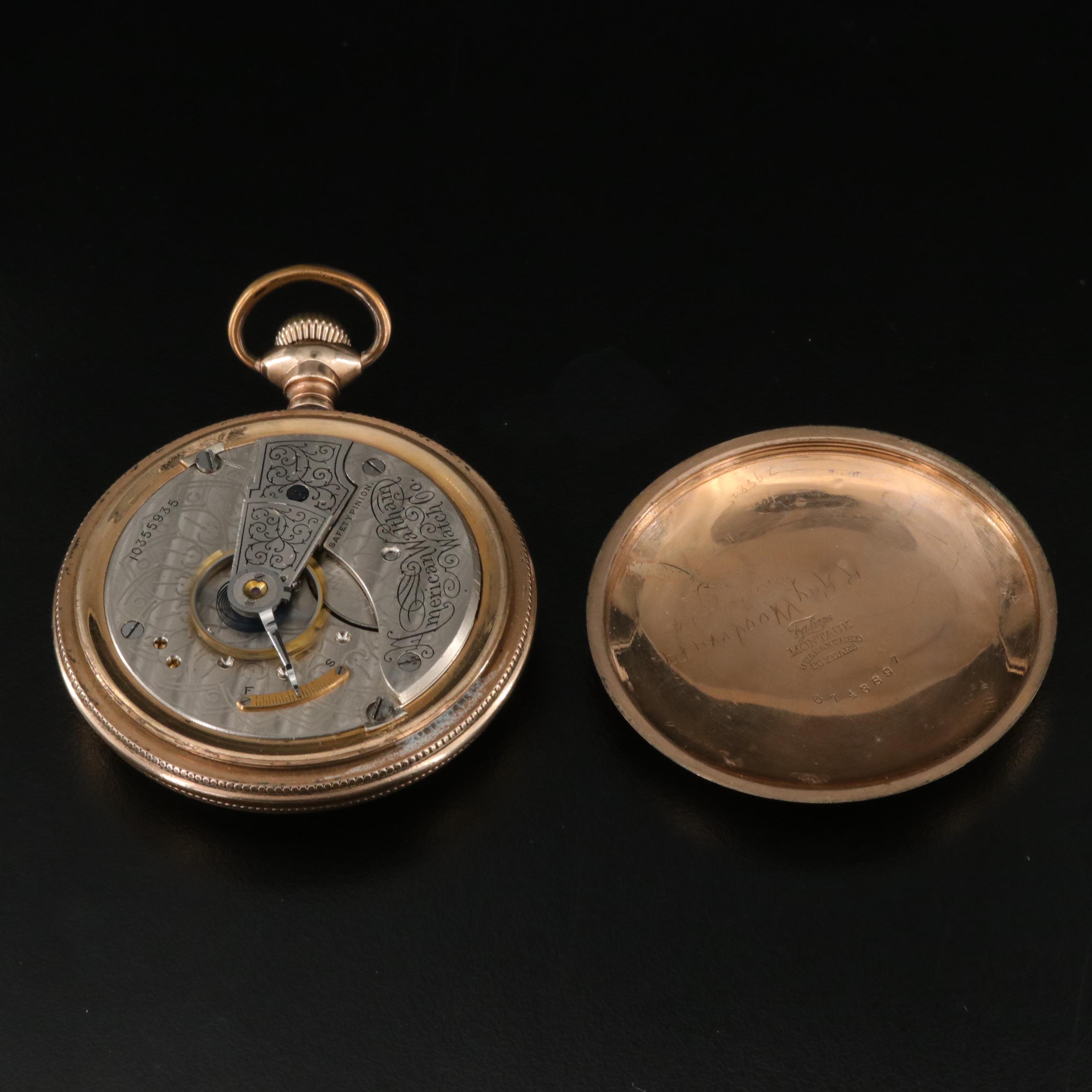 1901 Waltham Gold Filled Pocket Watch