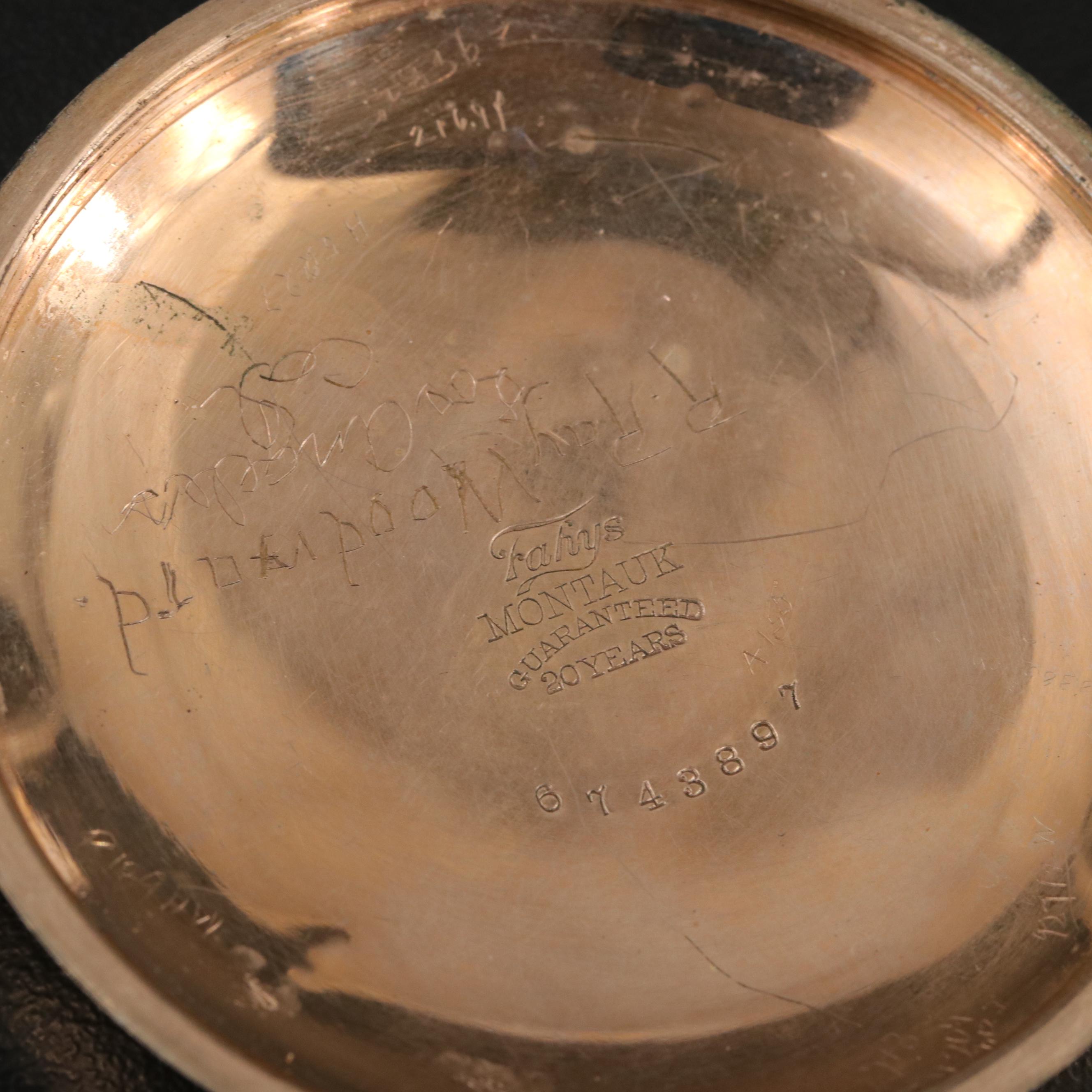 1901 Waltham Gold Filled Pocket Watch