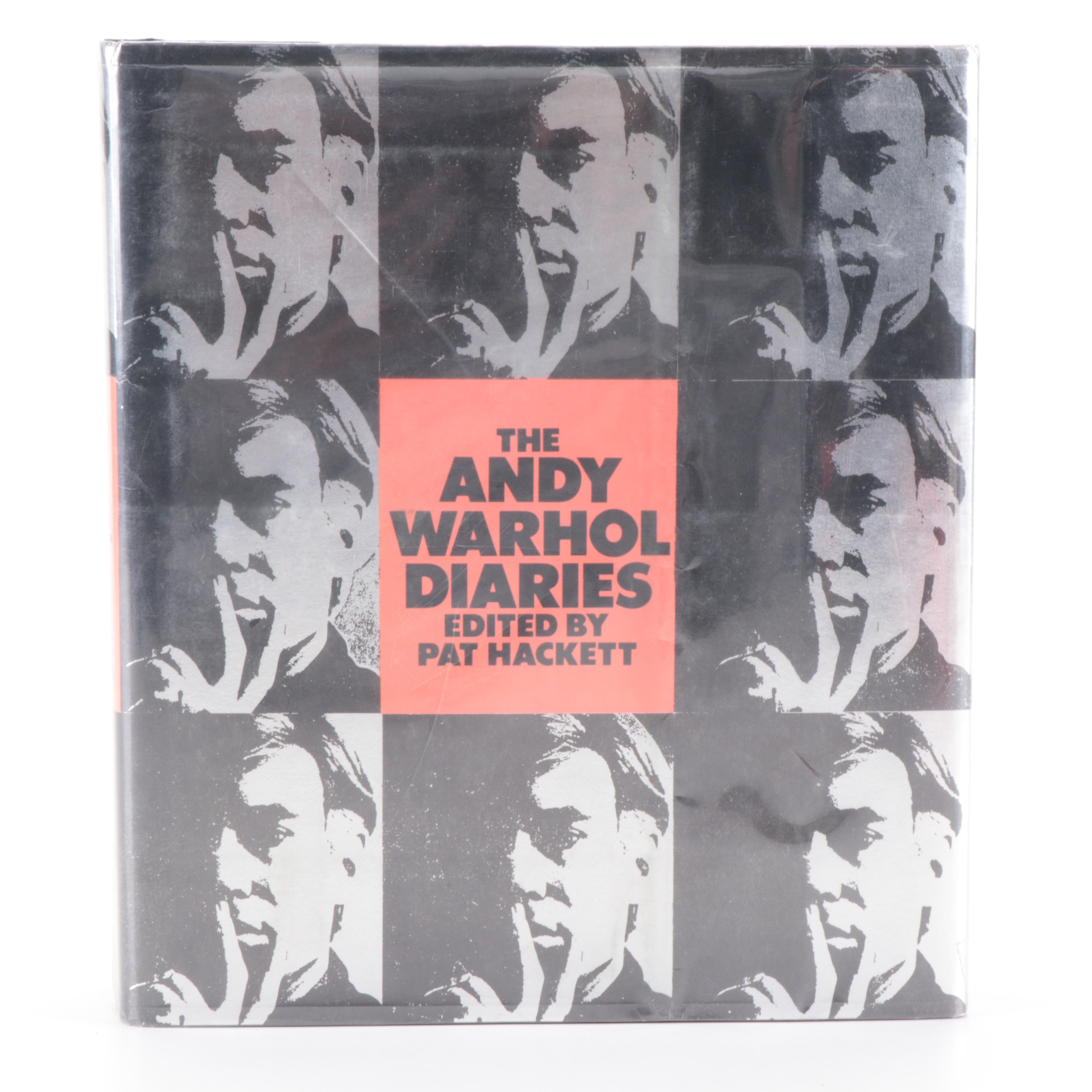 First Edition "The Andy Warhol Diaries" and More Andy Warhol Books