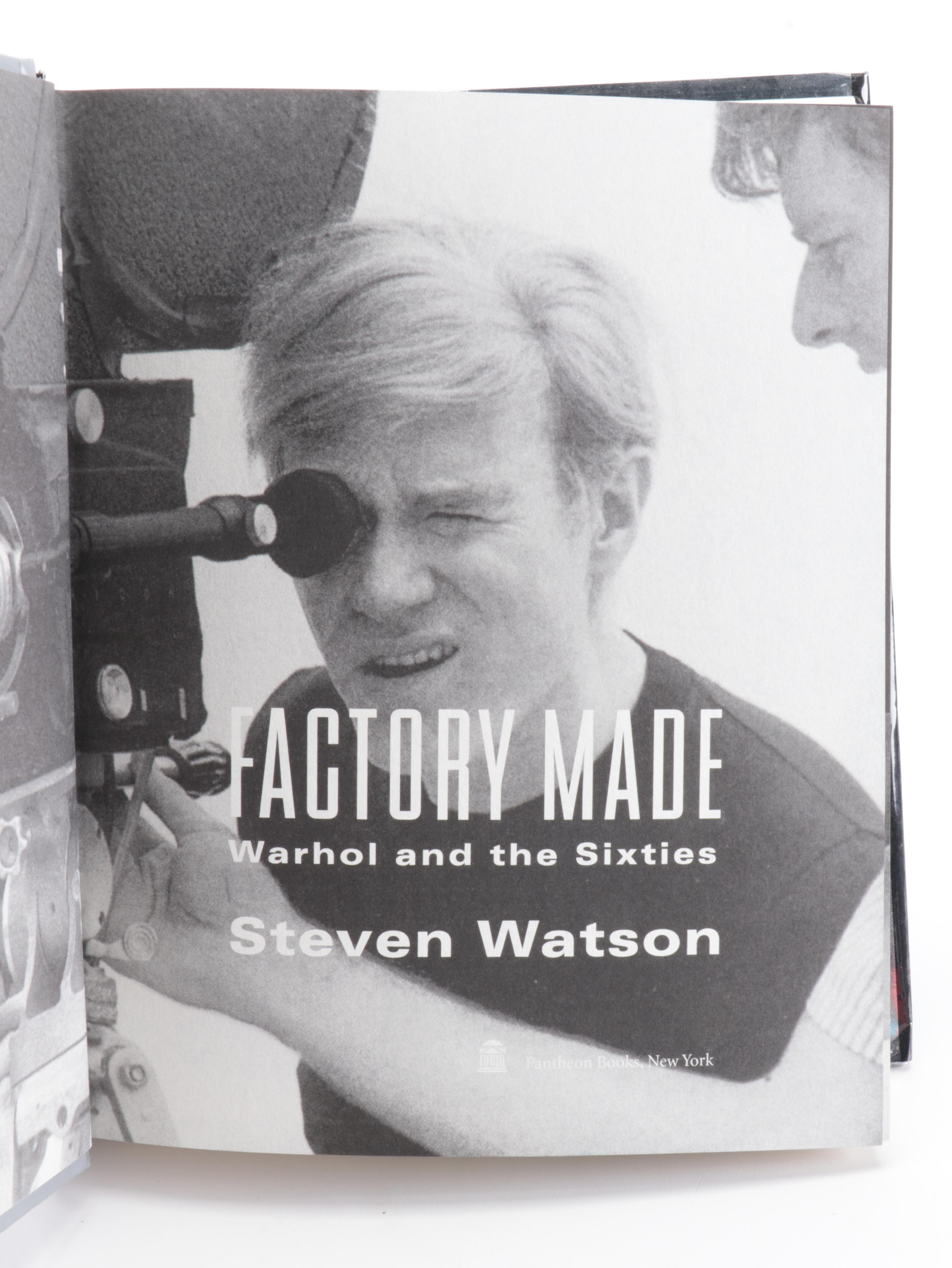 First Edition "The Andy Warhol Diaries" and More Andy Warhol Books