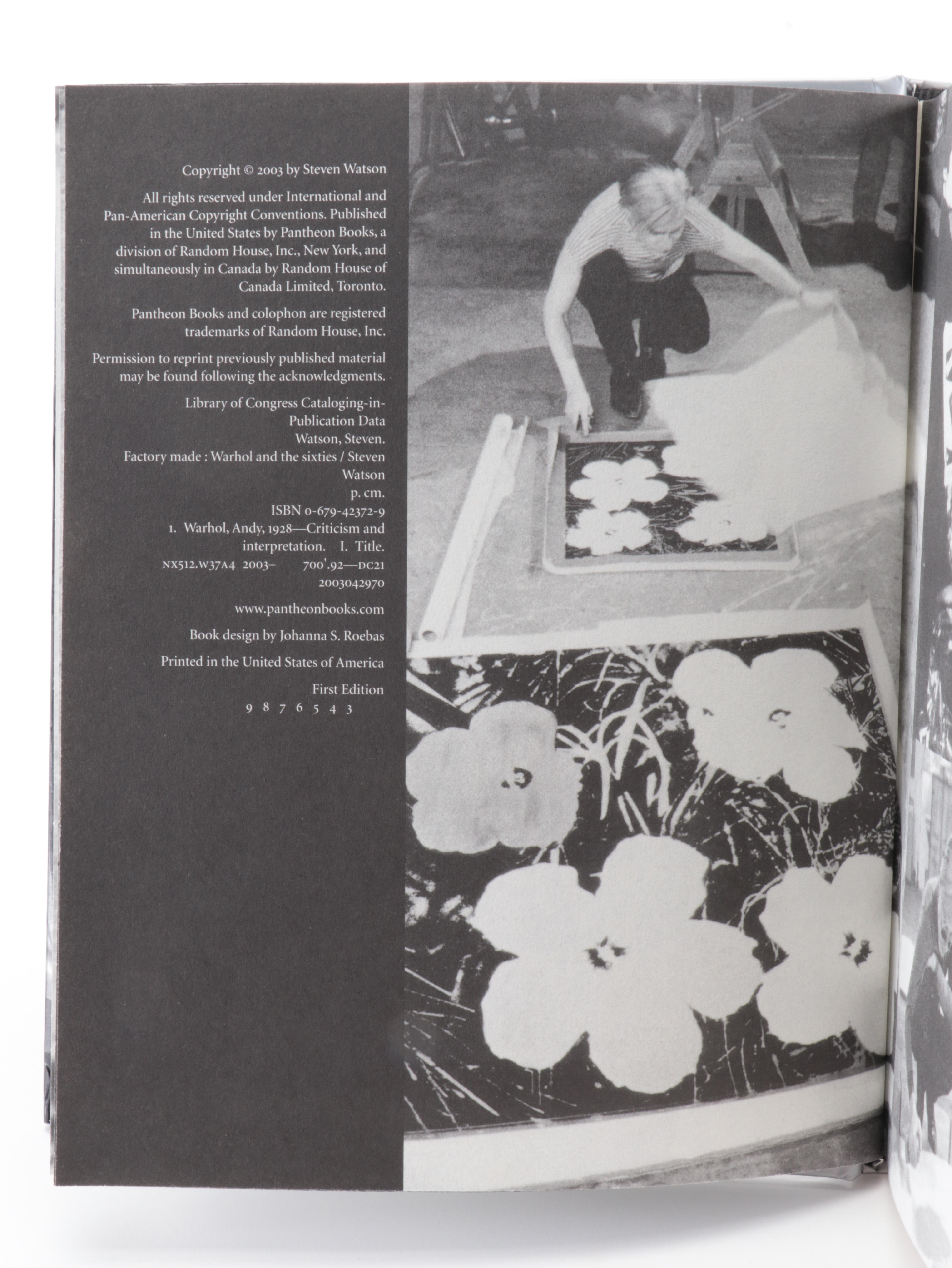 First Edition "The Andy Warhol Diaries" and More Andy Warhol Books