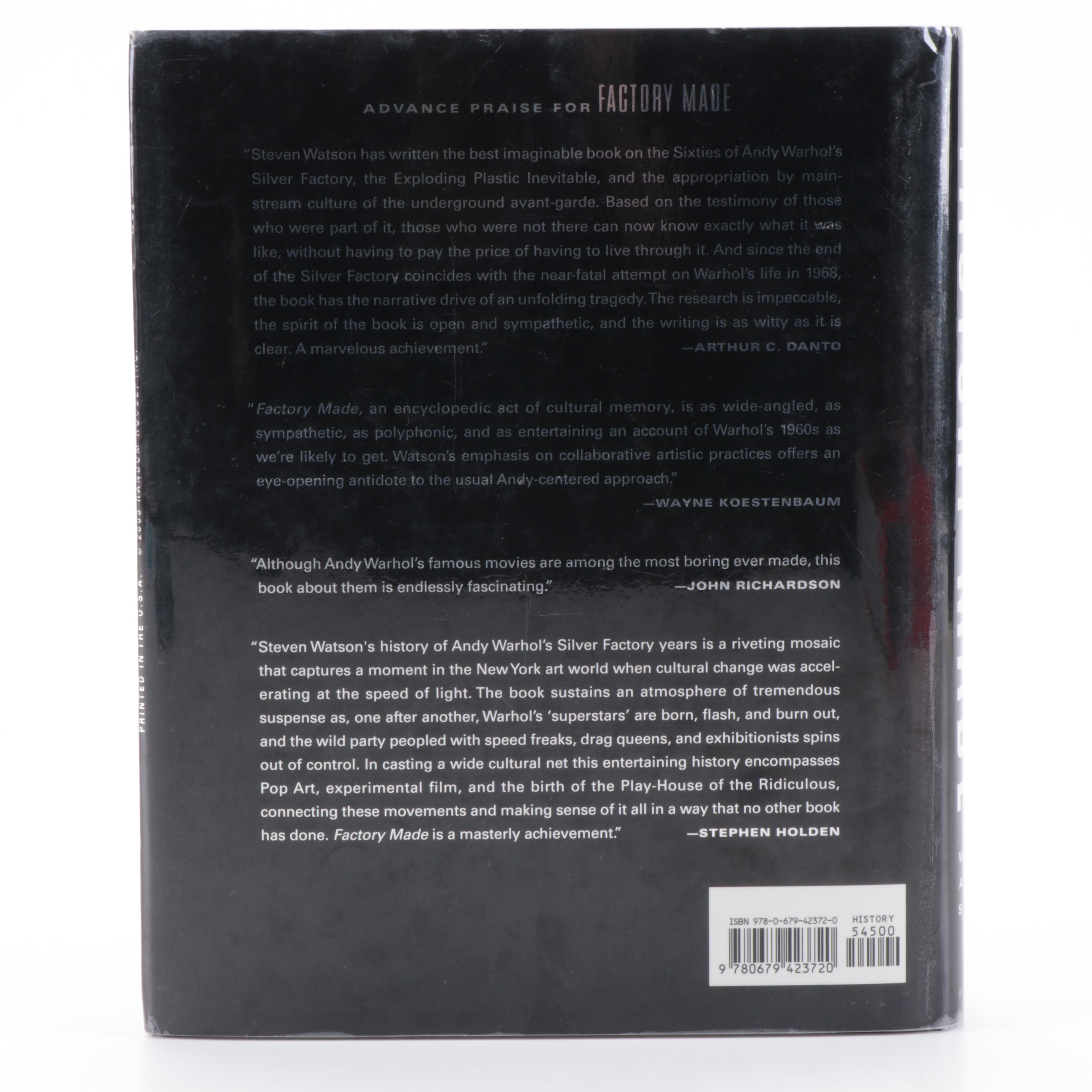 First Edition "The Andy Warhol Diaries" and More Andy Warhol Books