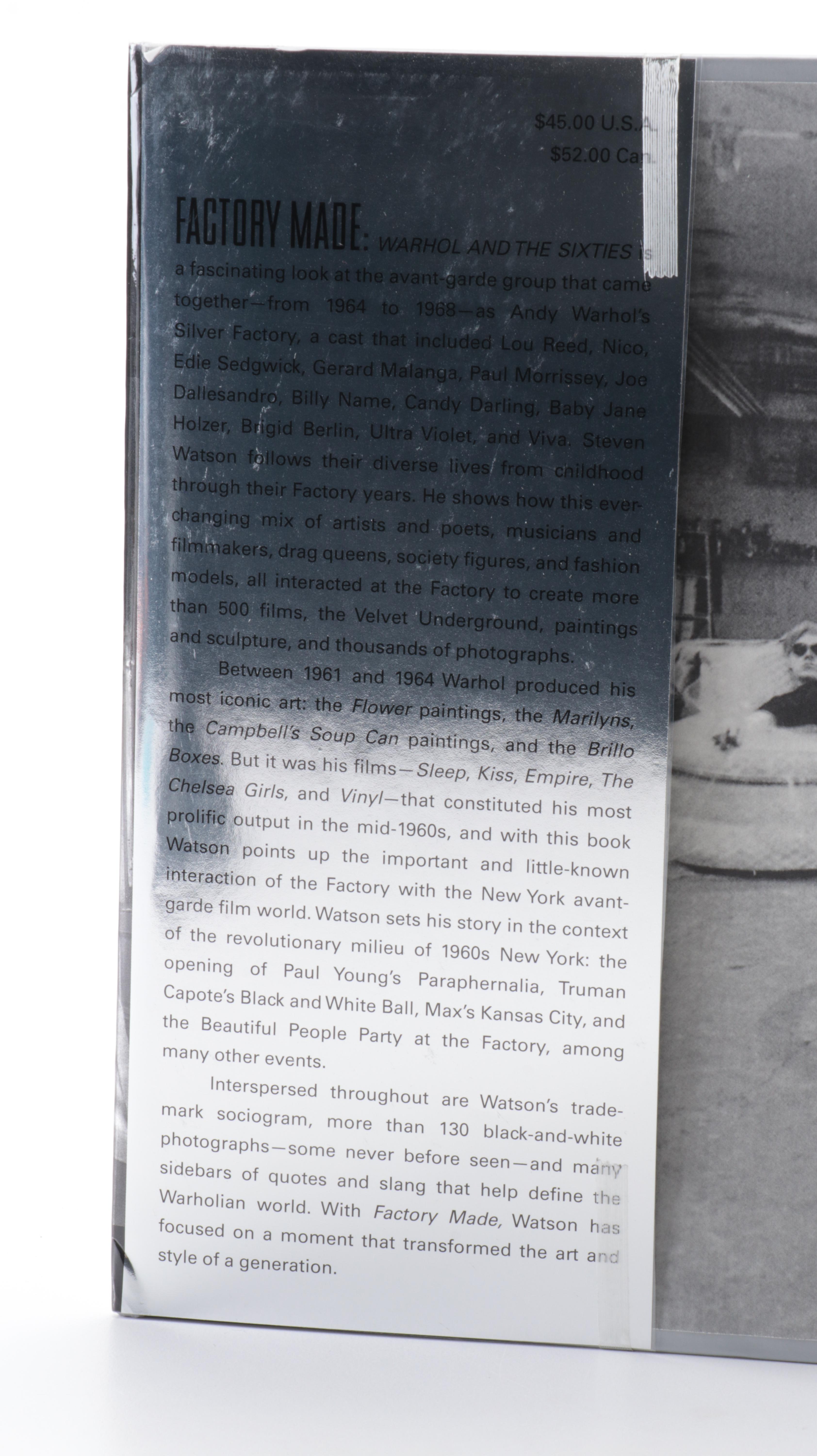 First Edition "The Andy Warhol Diaries" and More Andy Warhol Books