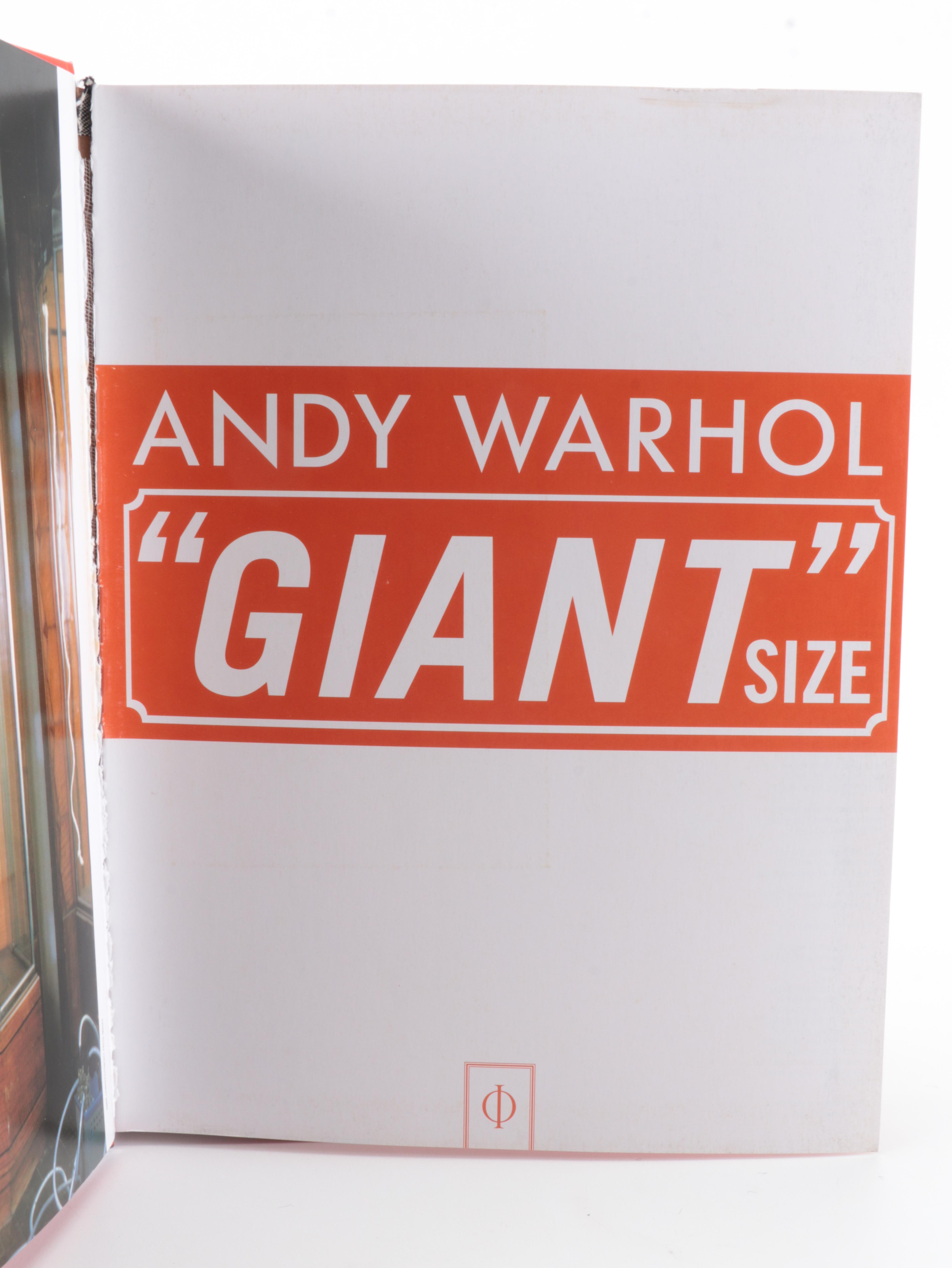 First Edition "The Andy Warhol Diaries" and More Andy Warhol Books