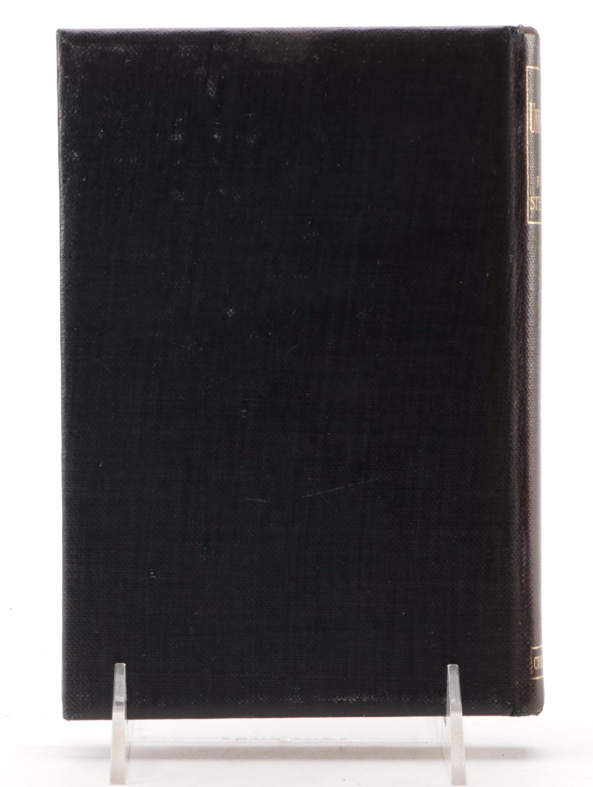 Julia Huxley Signed "Underwoods" by Robert Louis Stevenson, 1903