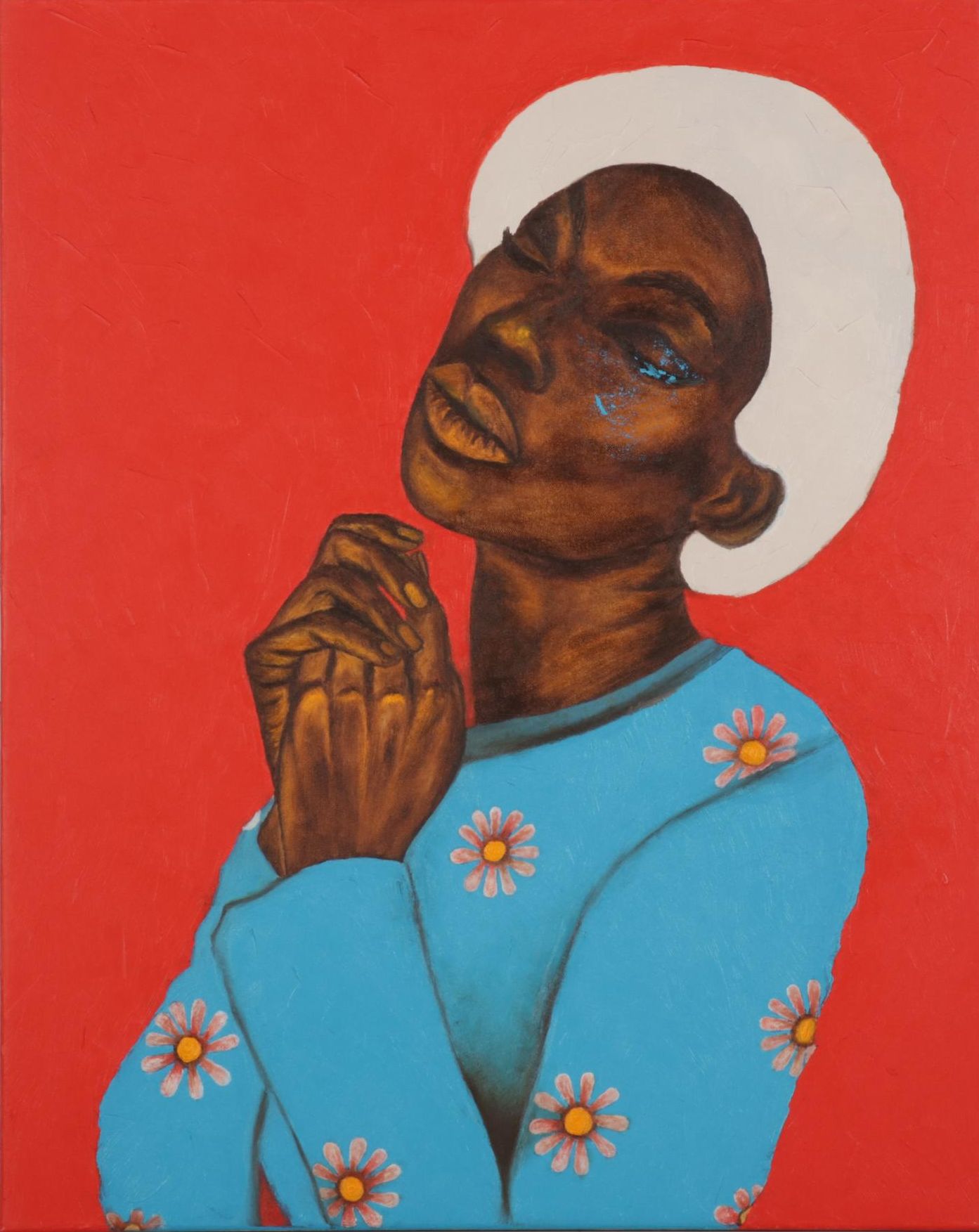 Oluwakemi Omowaire Oil Painting "Strength for Today," 2022