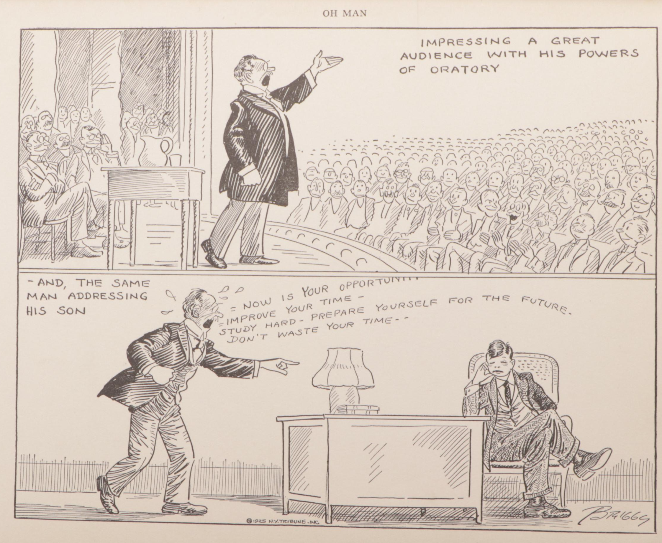First Edition "How to Draw Cartoons" by Clare Briggs, 1926