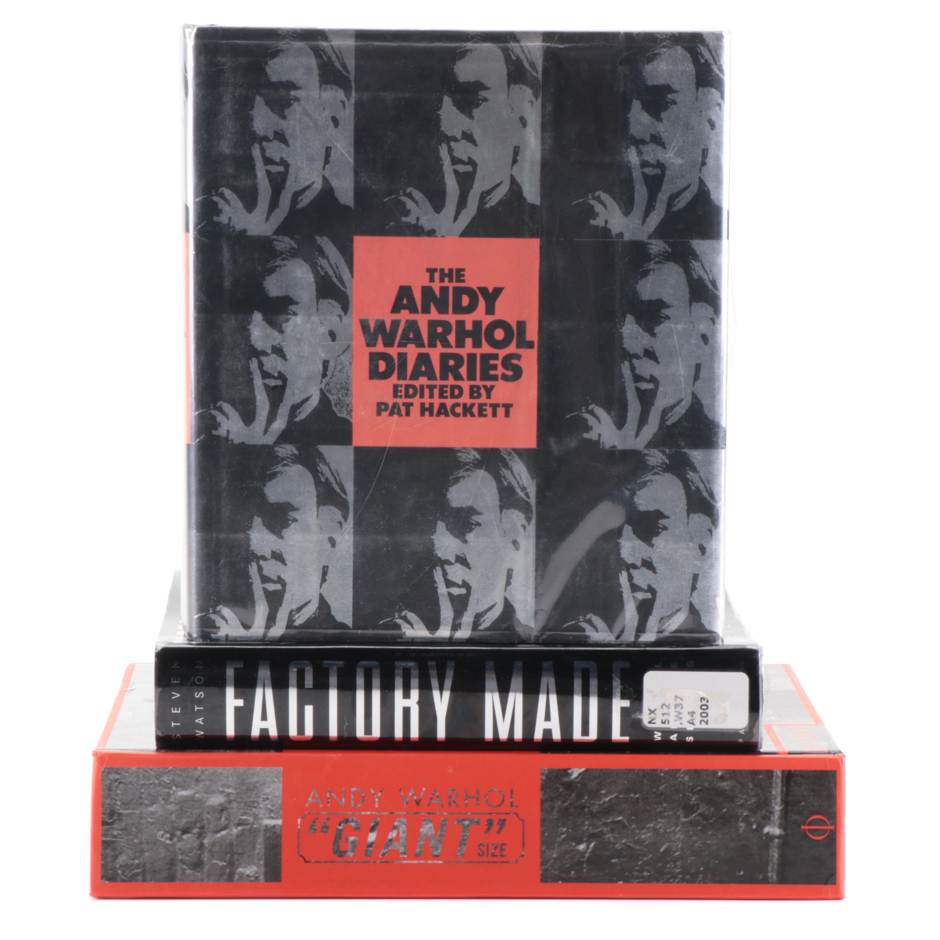 First Edition "The Andy Warhol Diaries" and More Andy Warhol Books