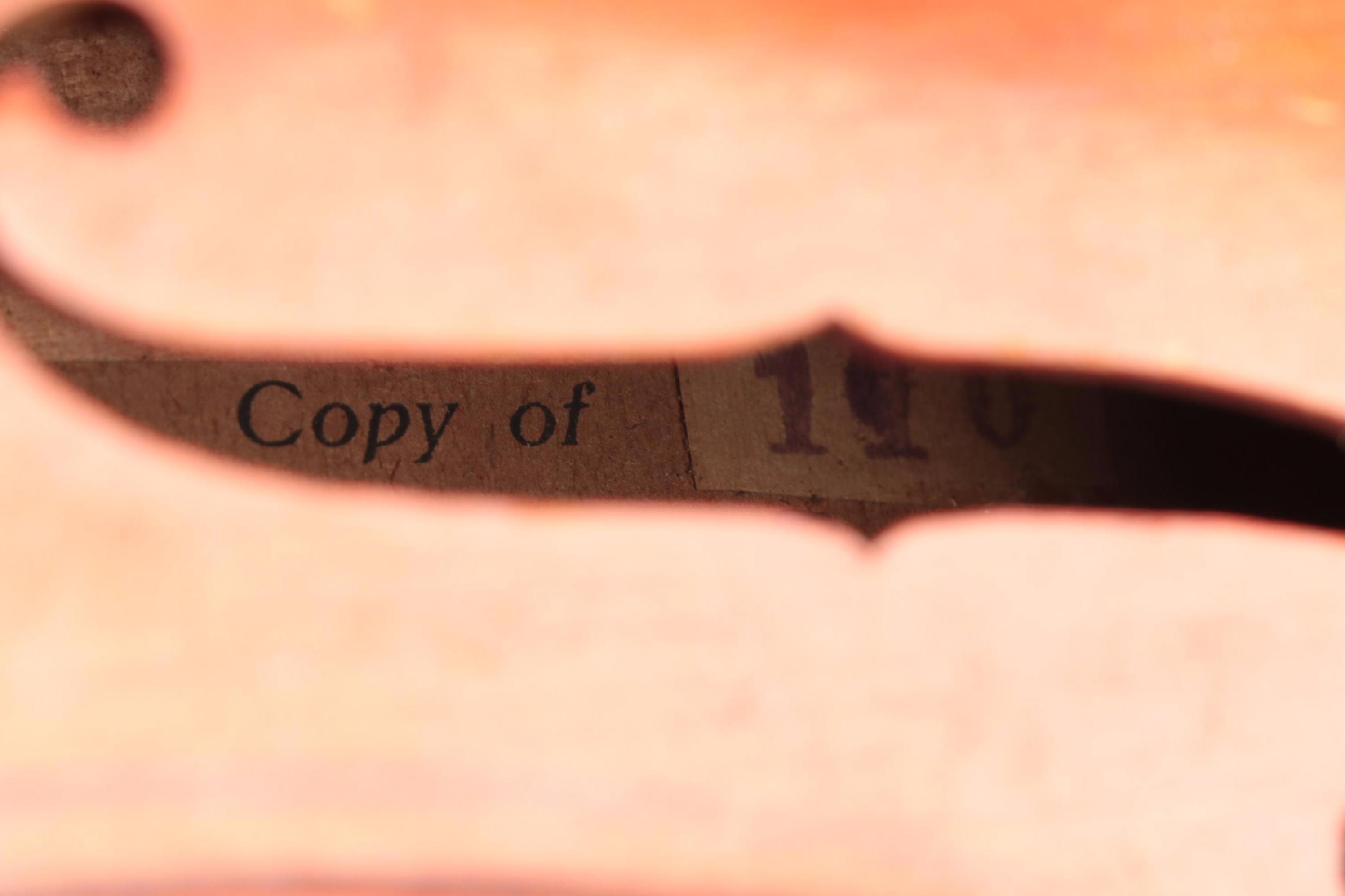 Gasparo da Sálo Replica Spruce, Maple, and Ebony 4/4 Violin with Bow and Case