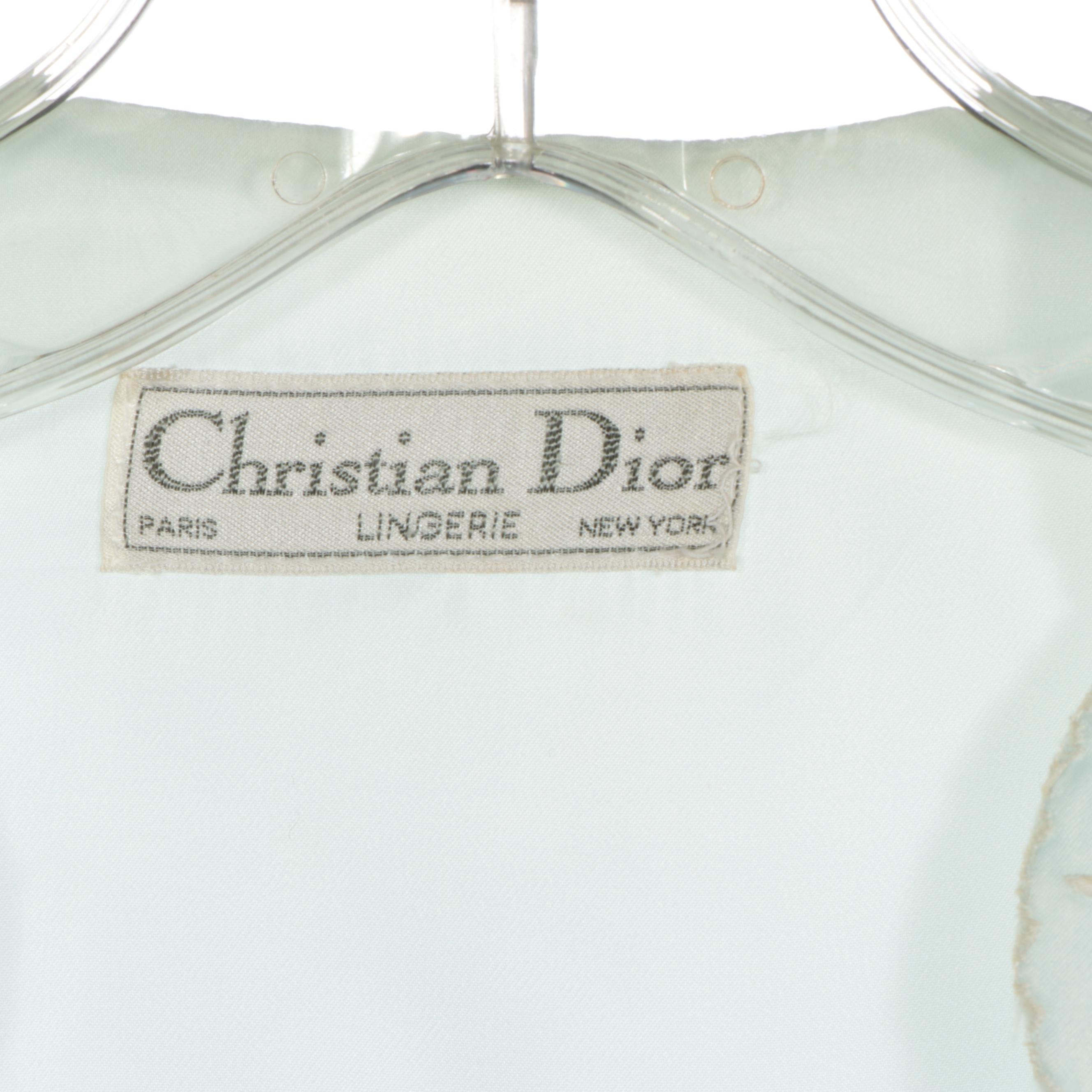 Christian Dior Peignoir Set with Dwalyne, Stella Fagin, Trousseaux Bed Jackets