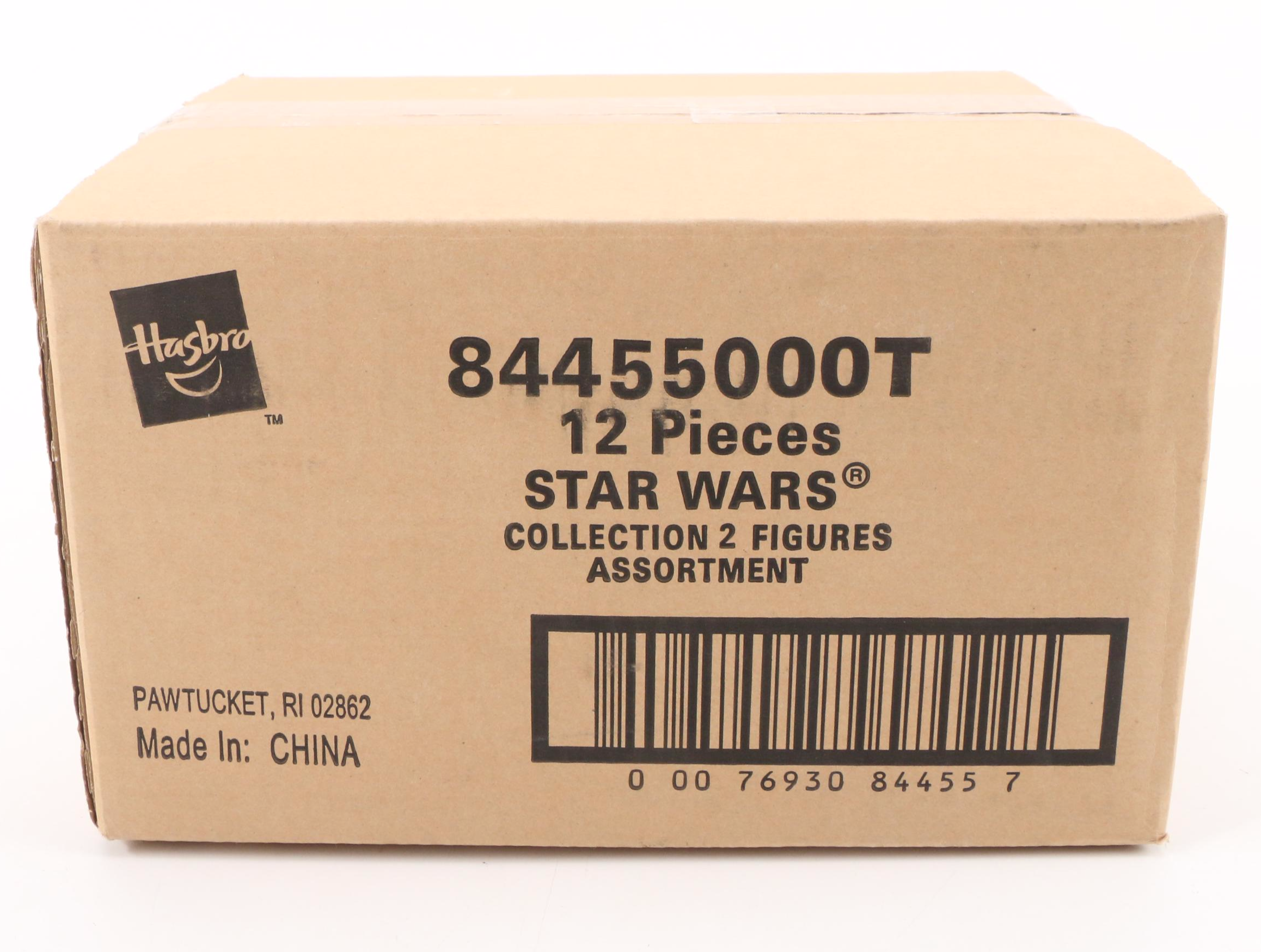 Hasbro Factory Sealed Box of Star Wars Collection 2 Assorted Action Figures