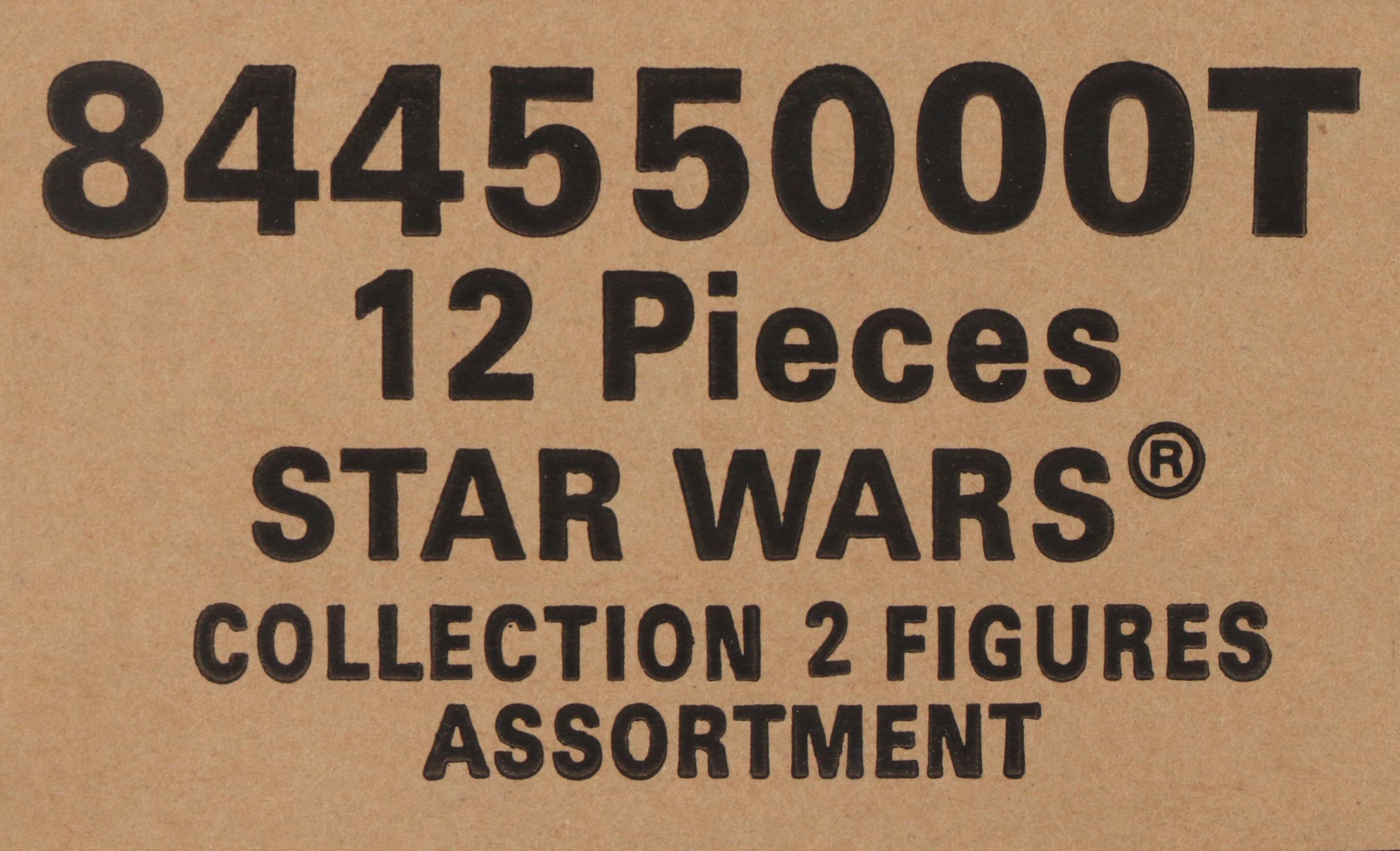 Hasbro Factory Sealed Box of Star Wars Collection 2 Assorted Action Figures