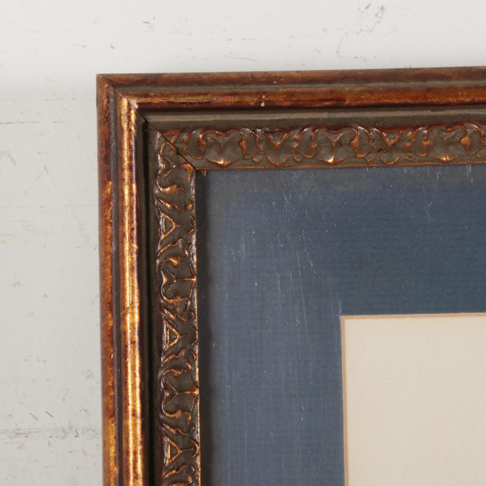 South Asian Inspired Costume Design Color Lithographs, Mid-Late 20th Century