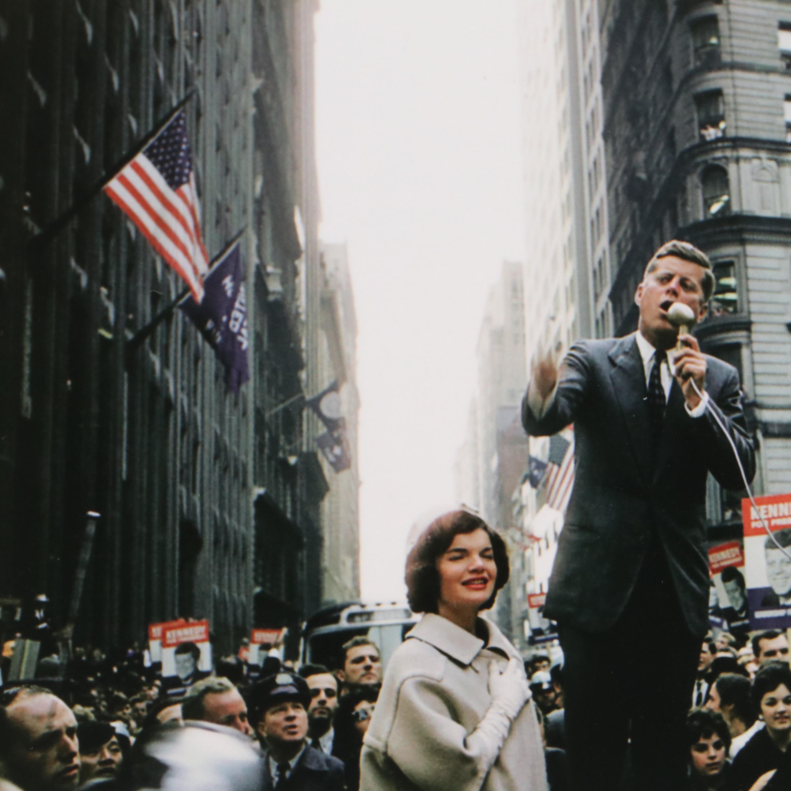 Cornell Capa Digital C-Type "JFK During a Campaign Event. New York City"