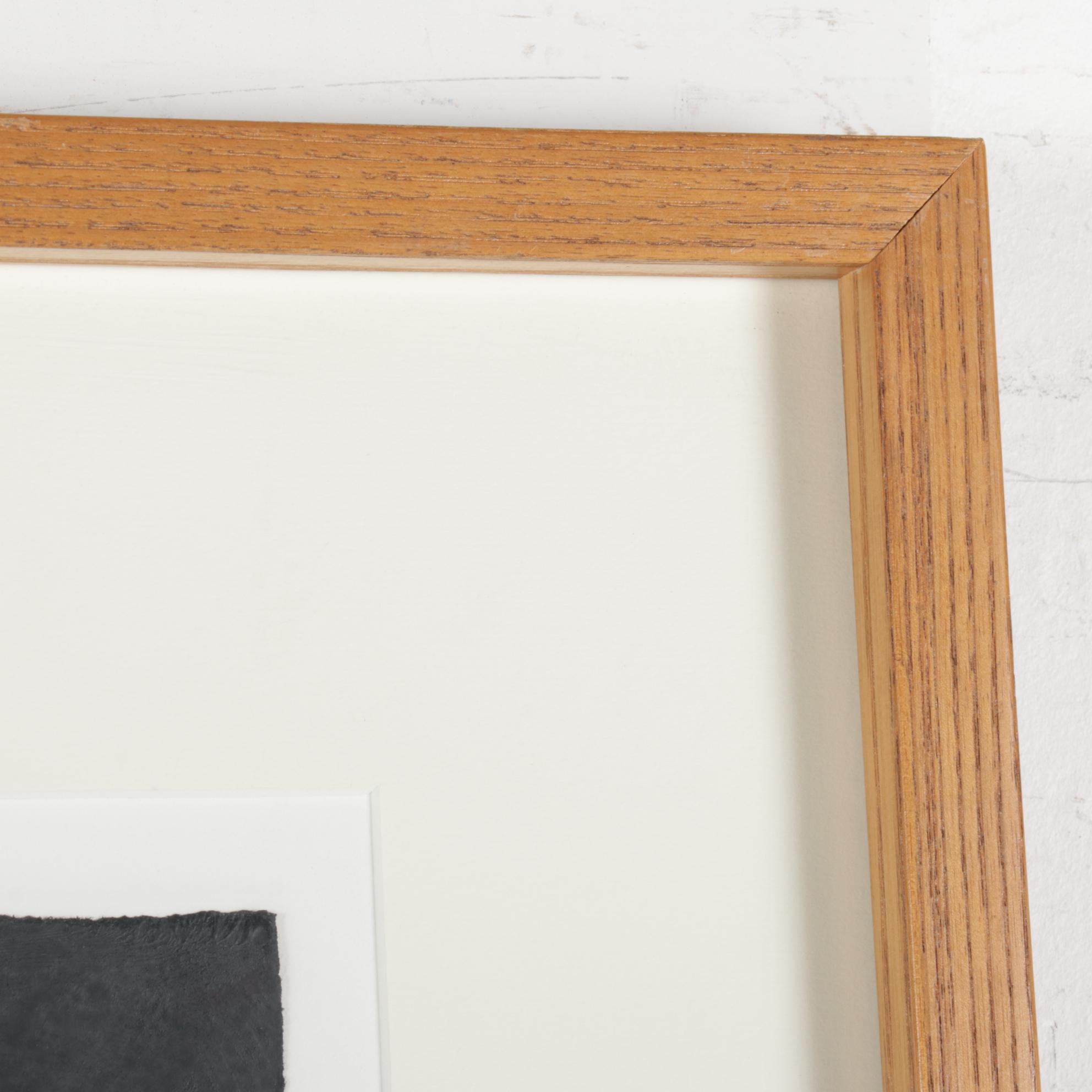 Charles Battaglini Abstract Oil Painting "Temple Wall," Late 20th-21st Century