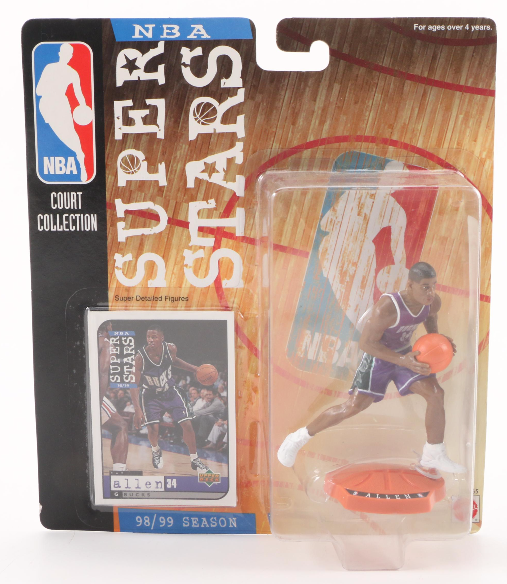 1990s Mattel, Upper Deck NBA Super Stars "Ray Allen"