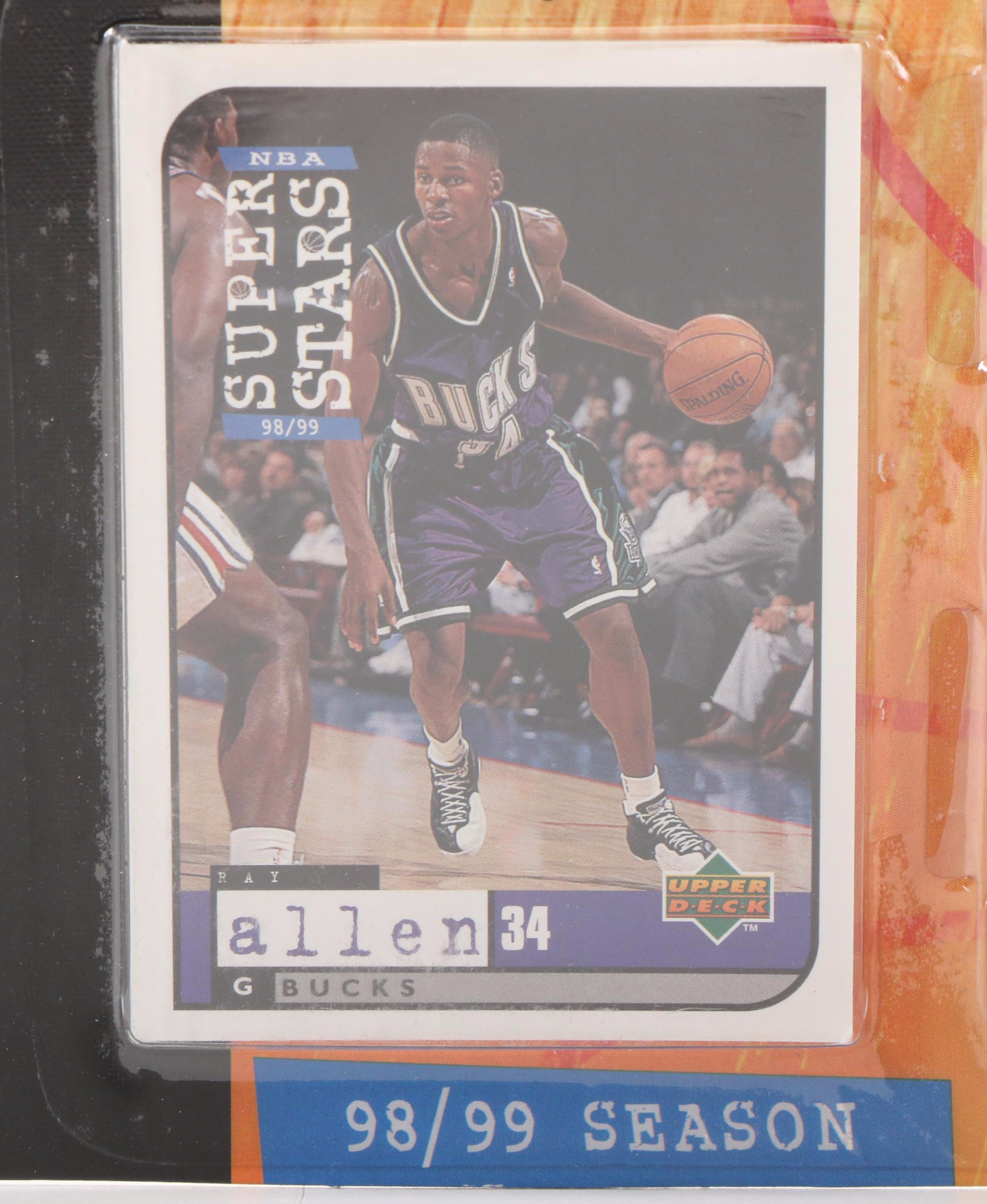 1990s Mattel, Upper Deck NBA Super Stars "Ray Allen"