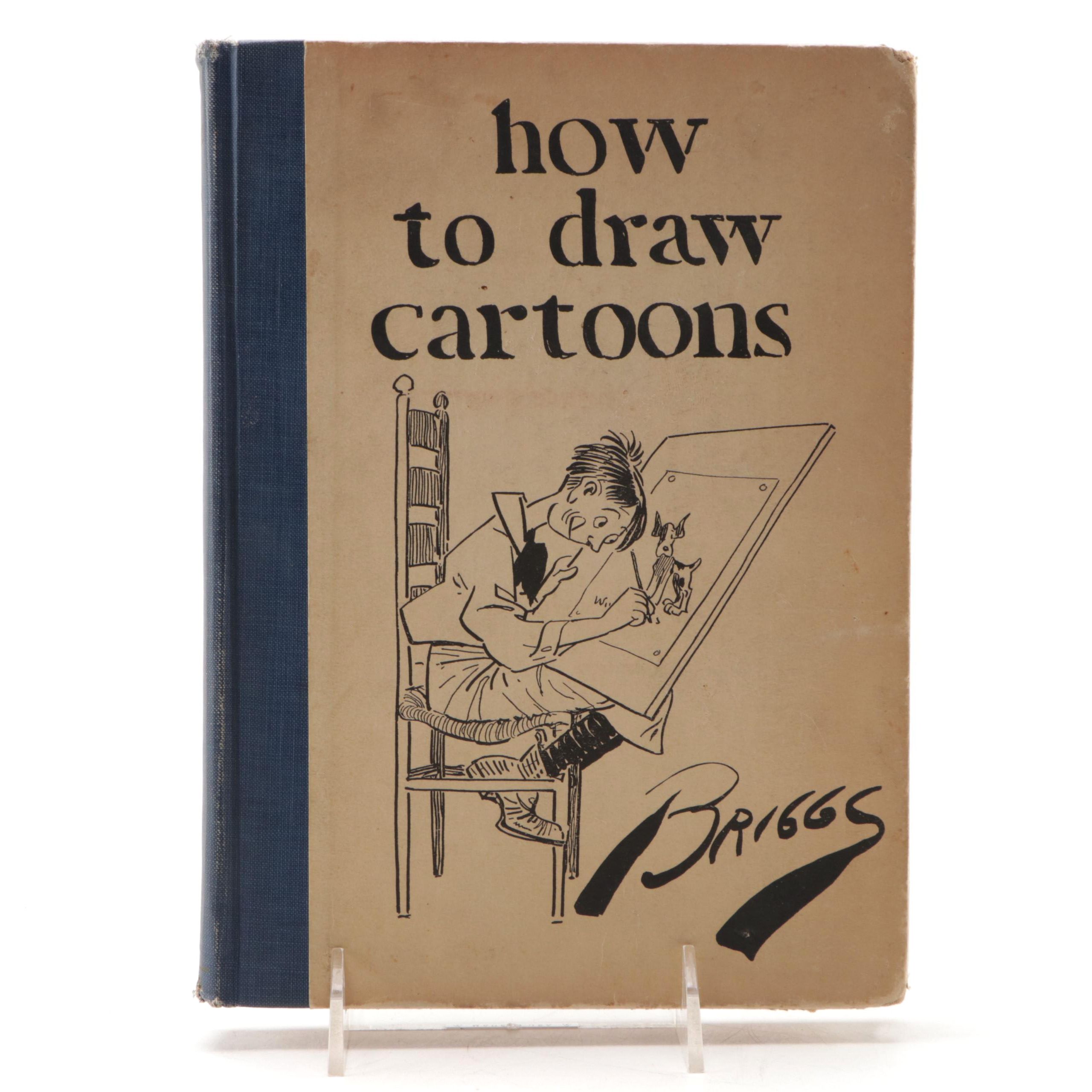 First Edition "How to Draw Cartoons" by Clare Briggs, 1926