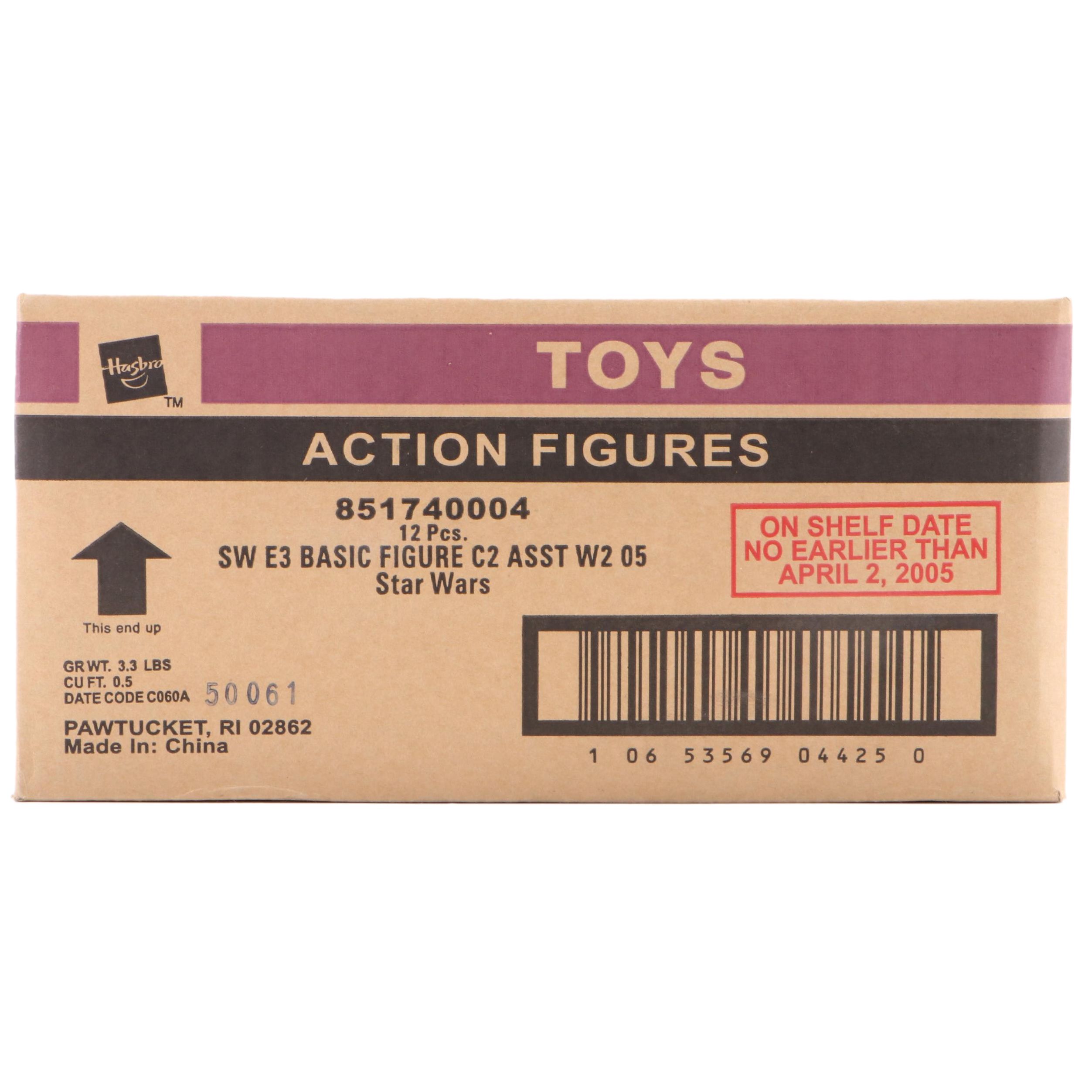 Hasbro Star Wars Episode 3 Action Figures in Factory Sealed Box