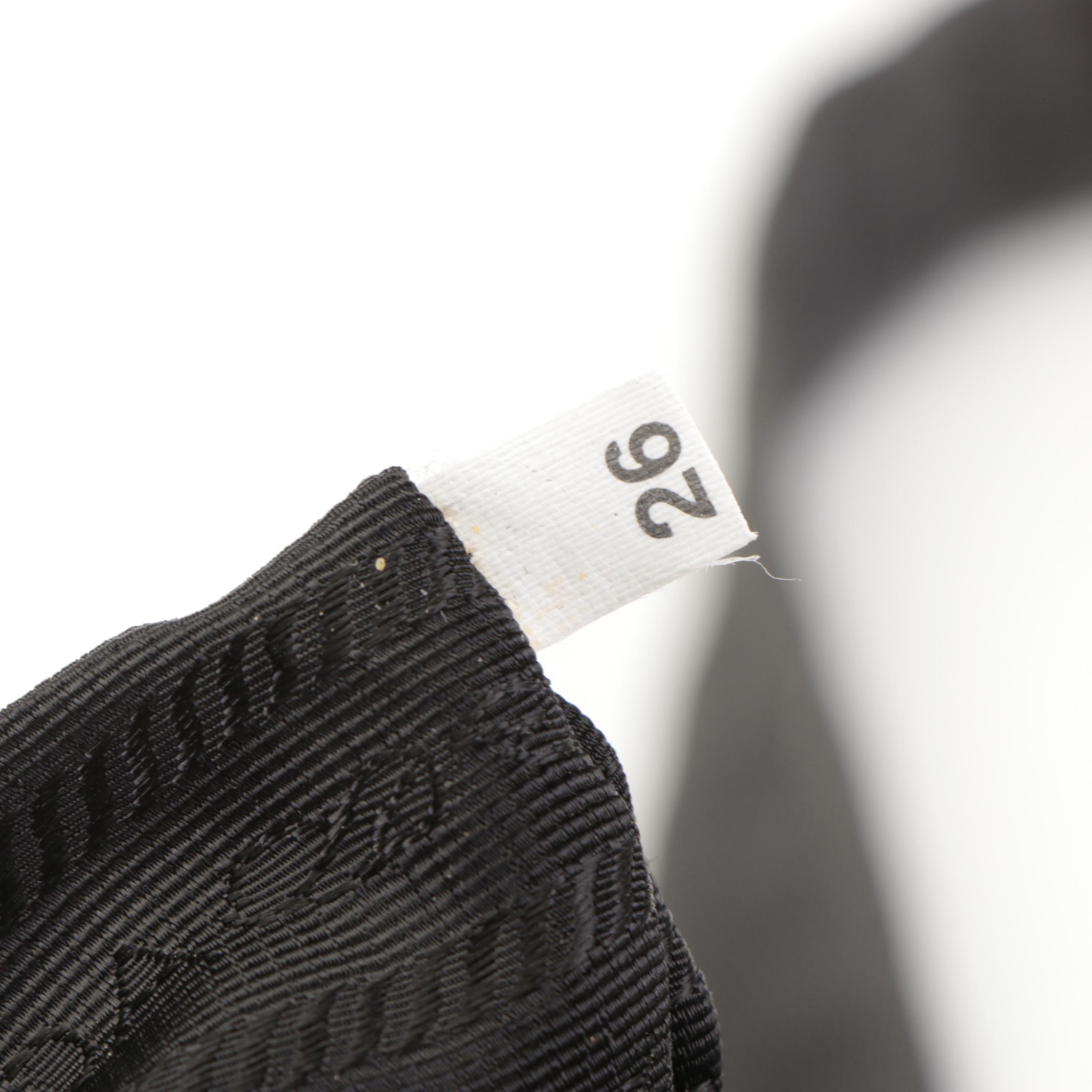 Prada Small Backpack in Green Nylon Tessuto and Black Leather