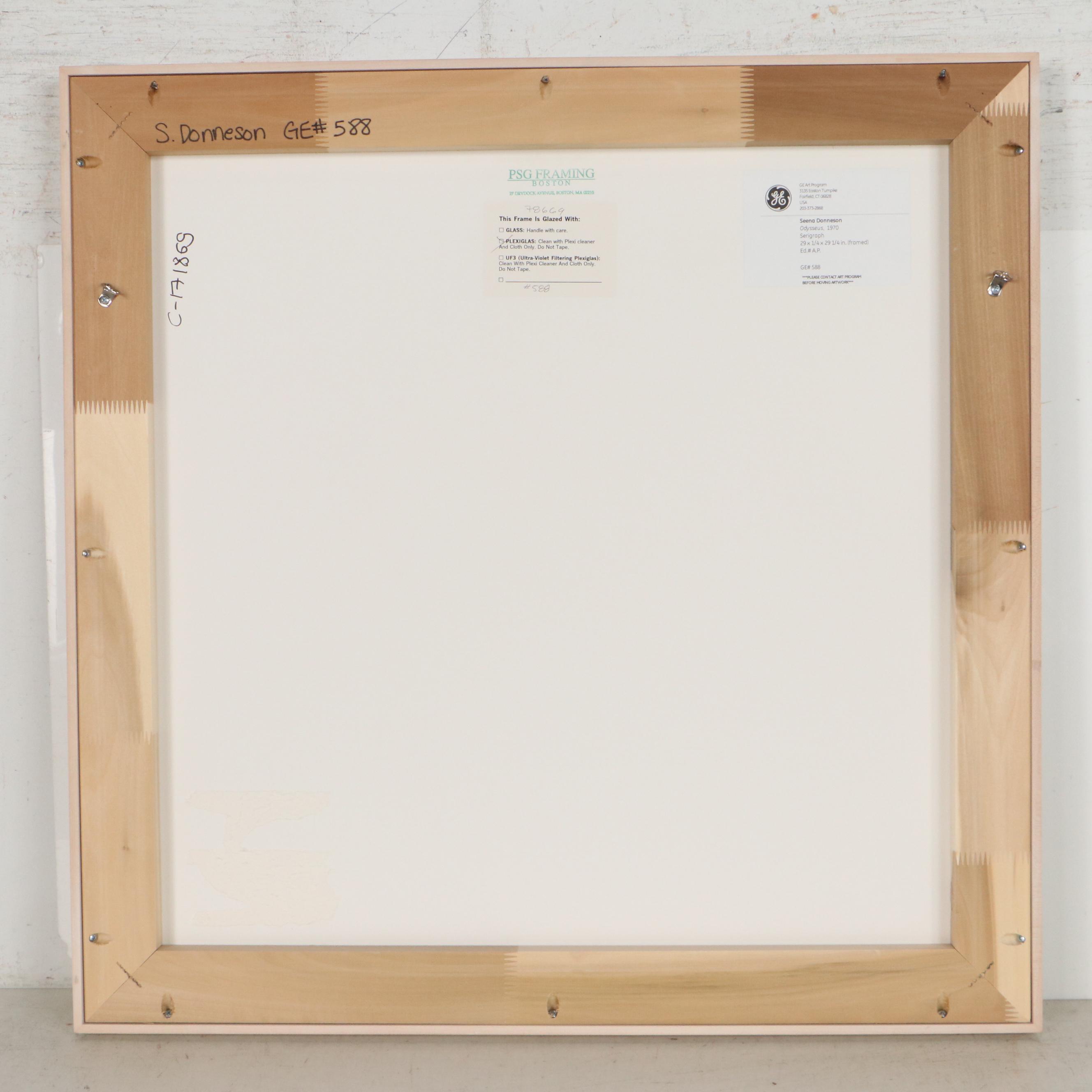 Seena Donneson Color Lithograph "Odysseus," 1970