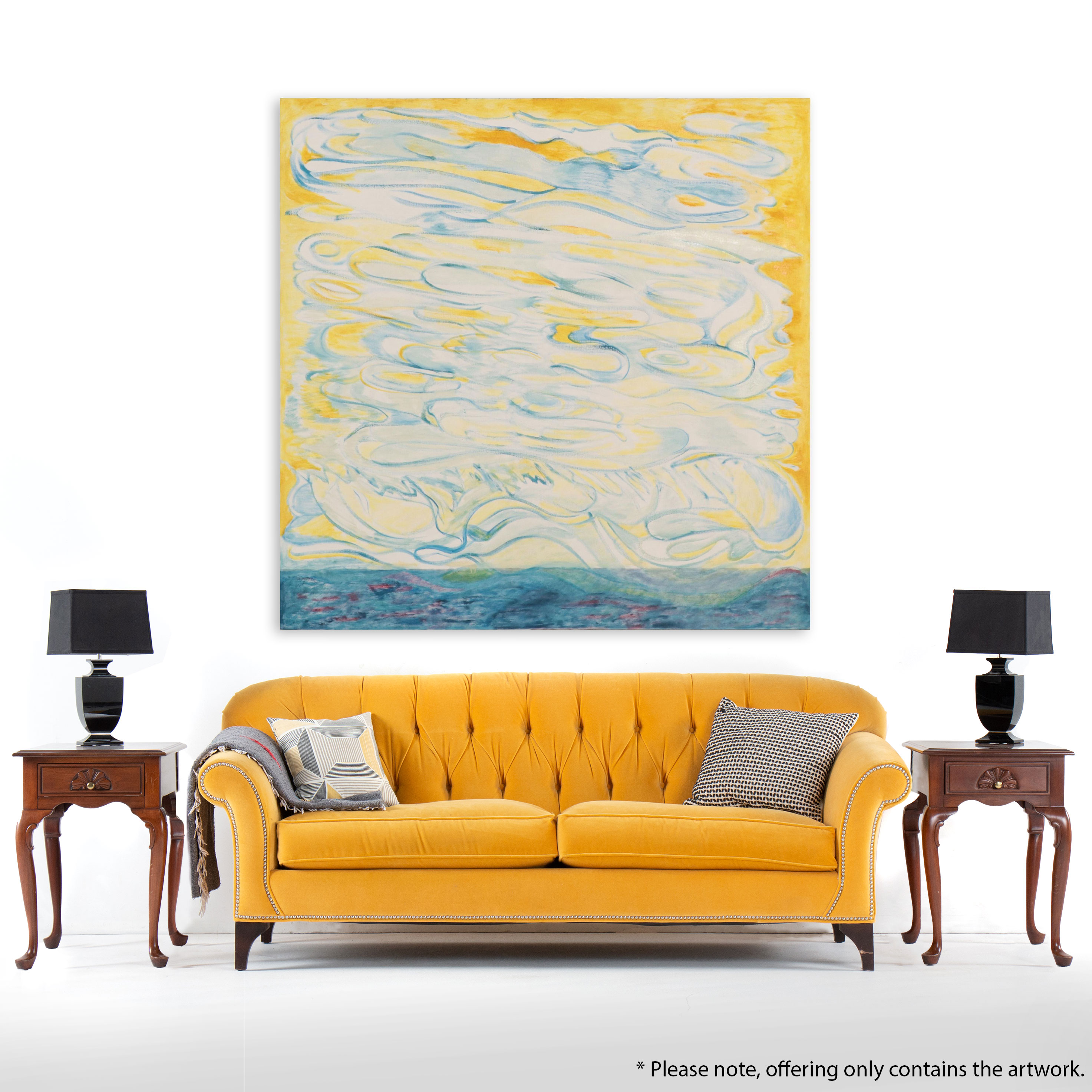 Ronald Newman Large-Scale Abstract Oil Painting