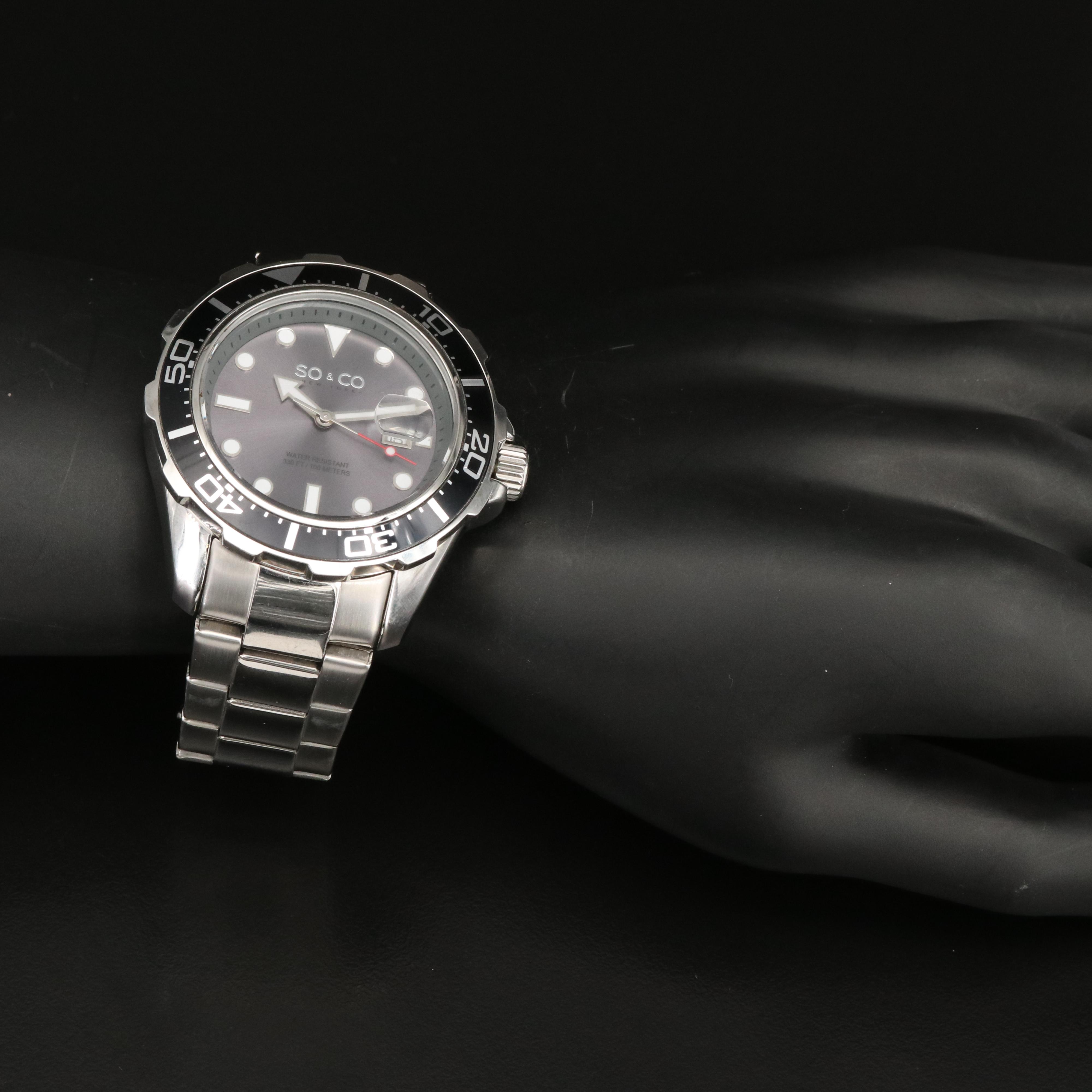 SO & CO. Dive style Quartz Watch