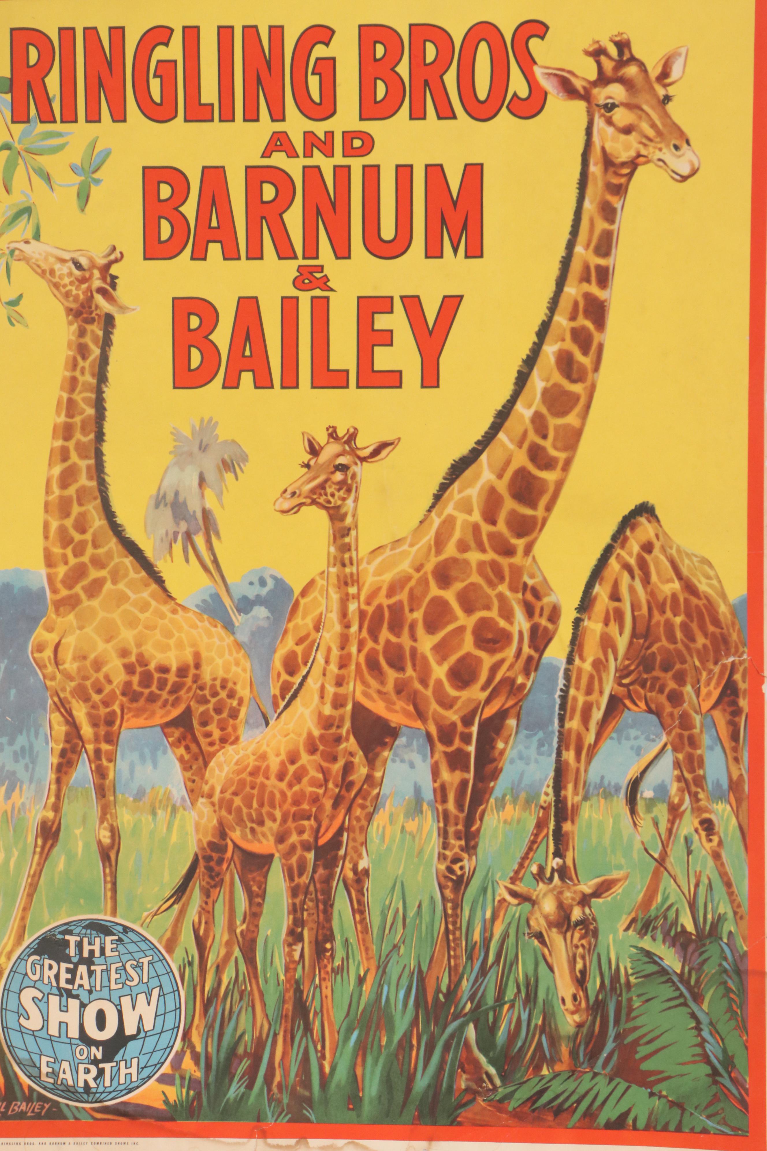 Ringling Bros. and Barnum & Bailey Circus Poster, 1944, and More